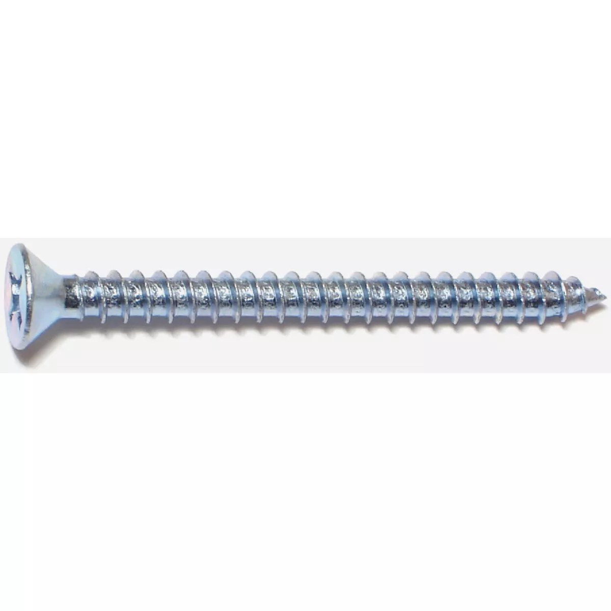 Midwest Fastener #12 x 2-1/2 In. Zinc Plated Steel Phillips Flat Head Sheet Metal Screws