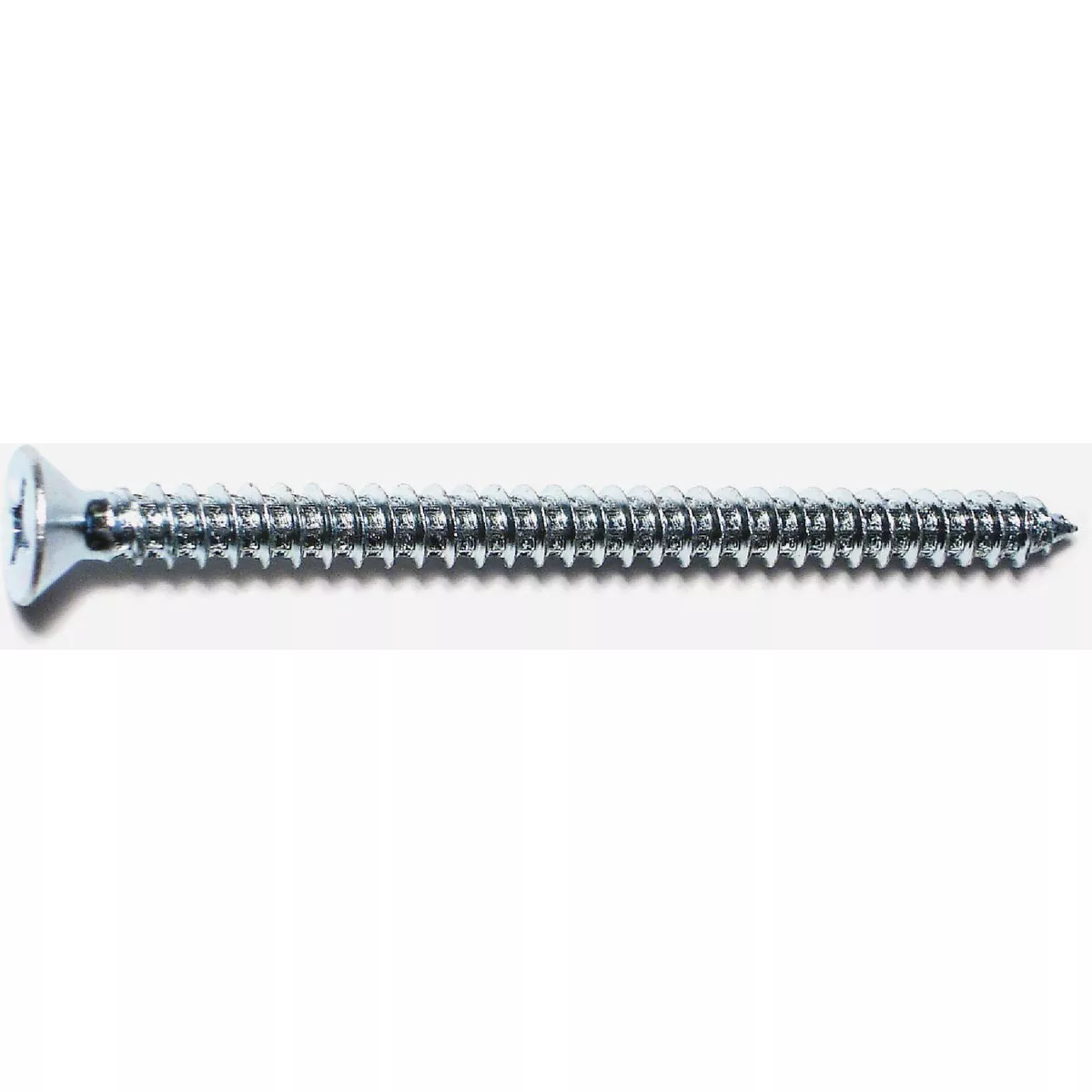 Midwest Fastener #14 x 3-1/2 In. Zinc Plated Steel Phillips Flat Head Sheet Metal Screws