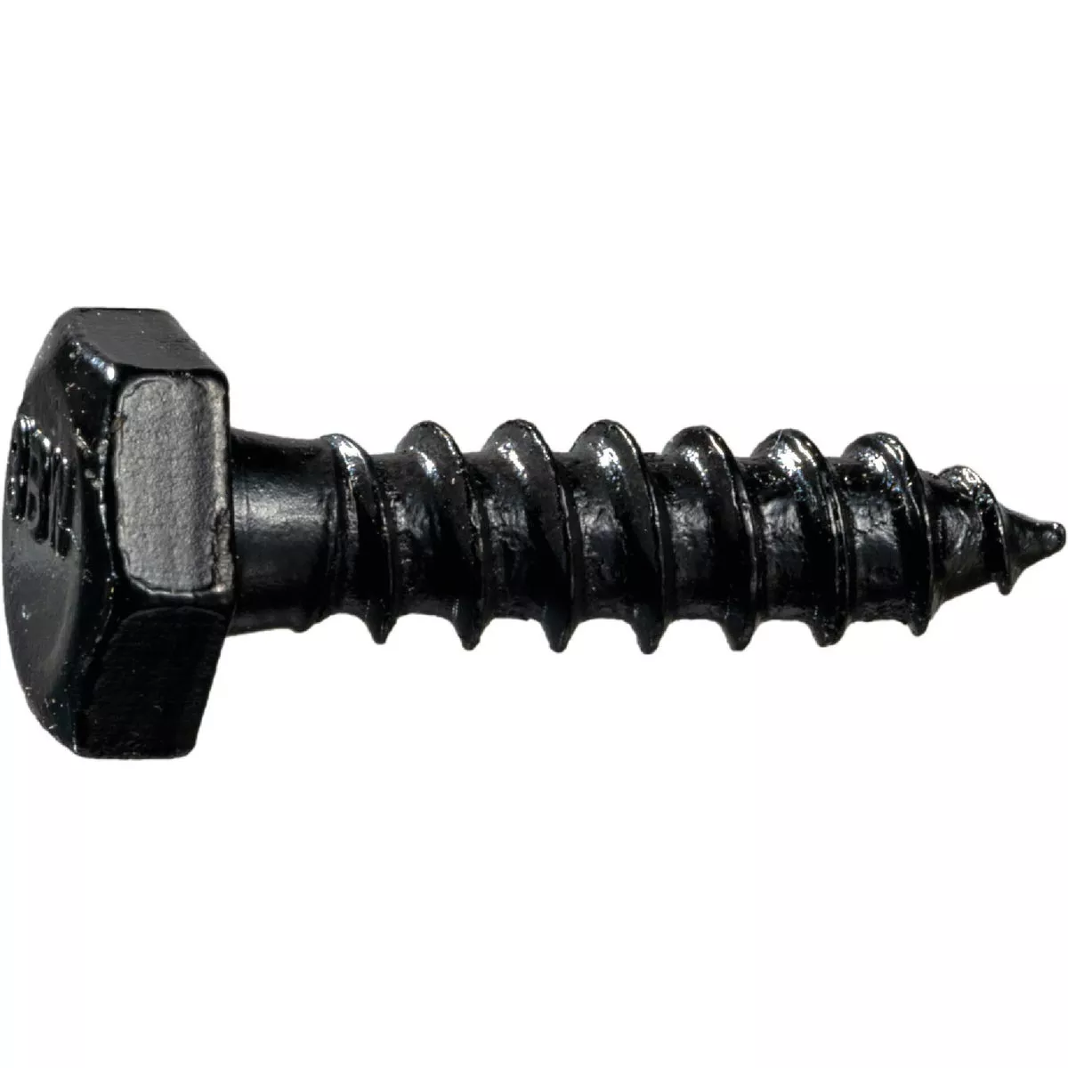 Midwest Fastener 1/4 In. x 1 In. Black E-Coated Grade 2 / A307 Steel Hex Head Lag Screws (15 Ct.)
