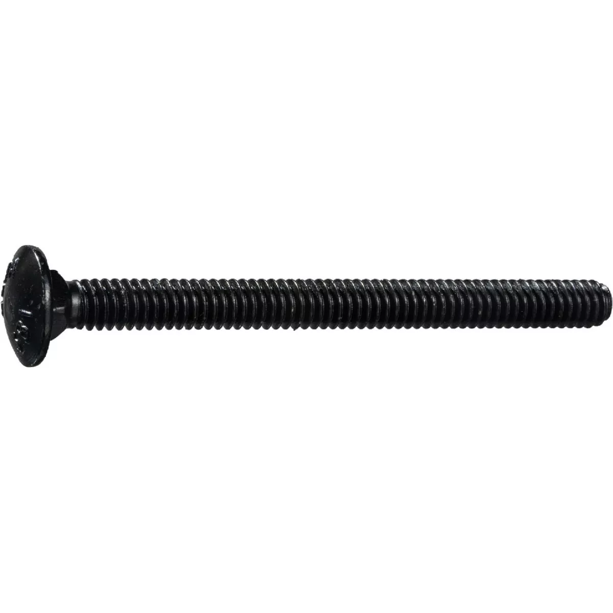 Midwest Fastener 1/4 In.-20 x 3 In. Black Coated Steel Coarse Thread Carriage Bolt (6 Ct.)-