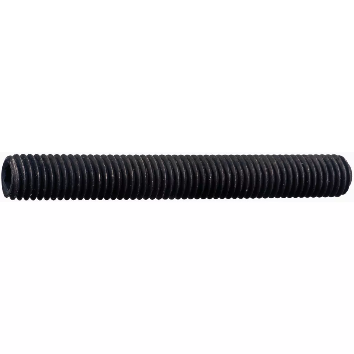 Midwest Fastener 10mm-1.5 x 80mm Plain Class 14.9 Steel Coarse Thread Cup Point Hex Socket Headless Set Screws (2 Ct.)