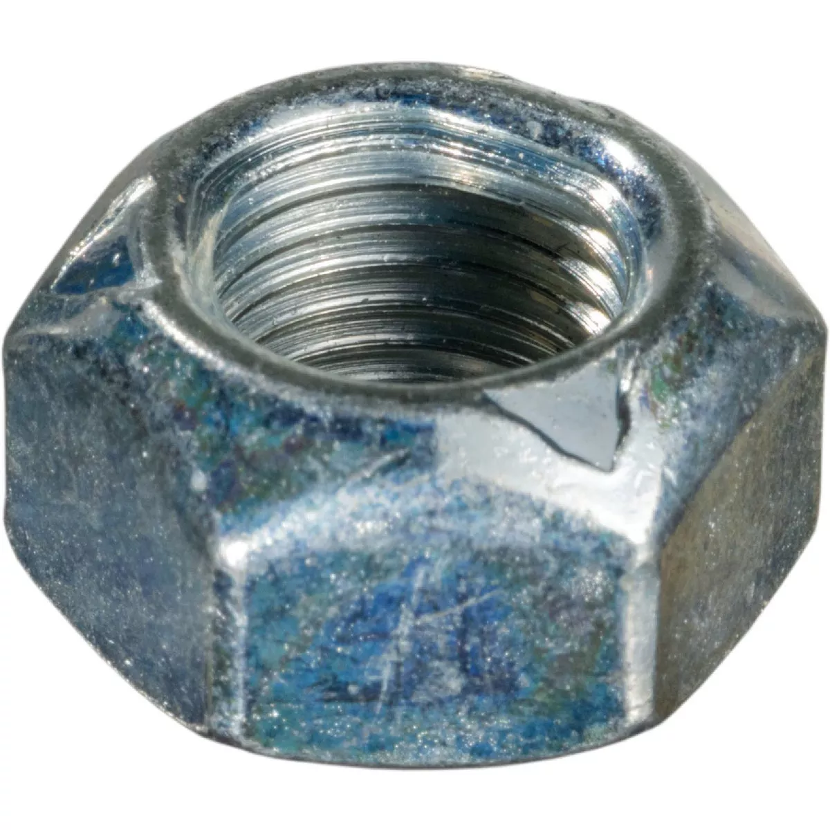 Midwest Fastener 14mm-1.5 Zinc Plated Class 8 Steel Fine Thread Metric Type C Lock Nuts (3 Ct.)-
