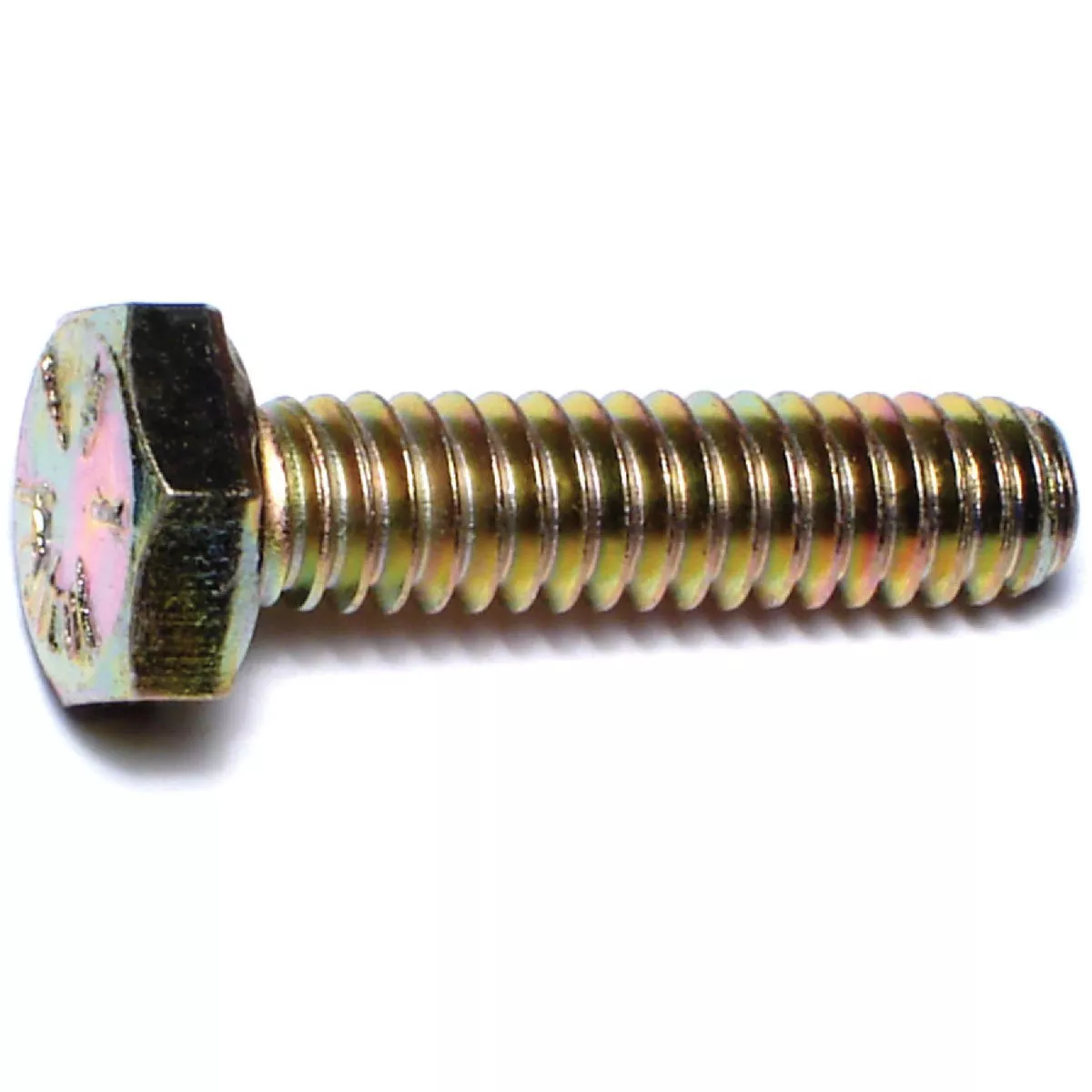 Midwest Fastener 1/4 In.-20 x 1 In. Zinc Plated Grade 8 Steel Coarse Thread Hex Cap Screws