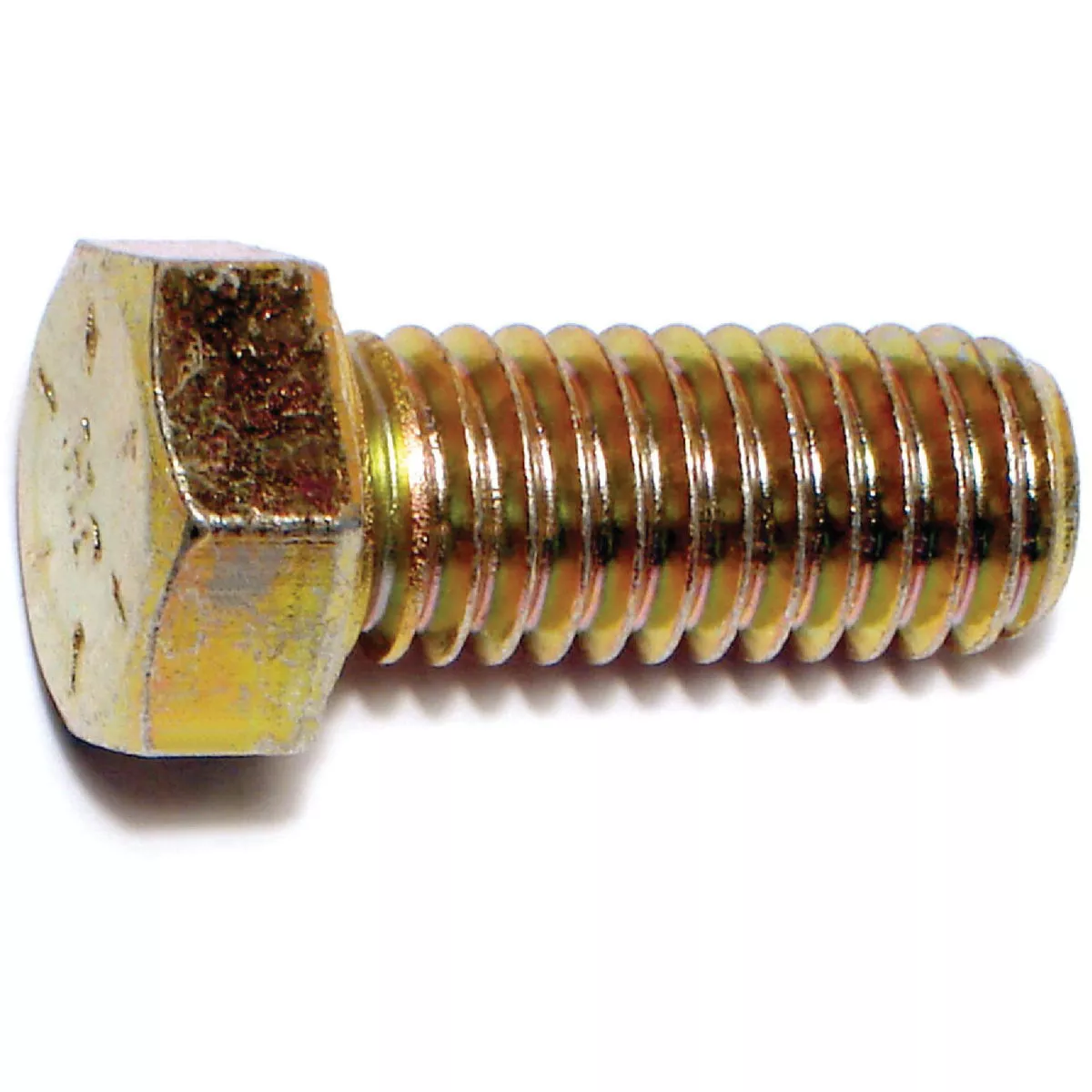 Midwest Fastener 7/16 In.-14 x 1 In. Zinc Plated Grade 8 Steel Coarse Thread Hex Cap Screws (8 Ct.)-
