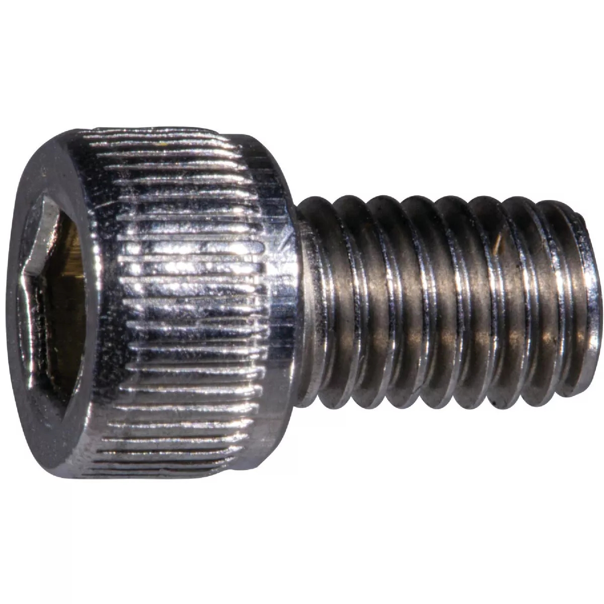 Midwest Fastener #10-32 x5/16 In. Stainless Steel Fine Thread Knurled Head Hex Socket Cap Screw (20 Ct.)
