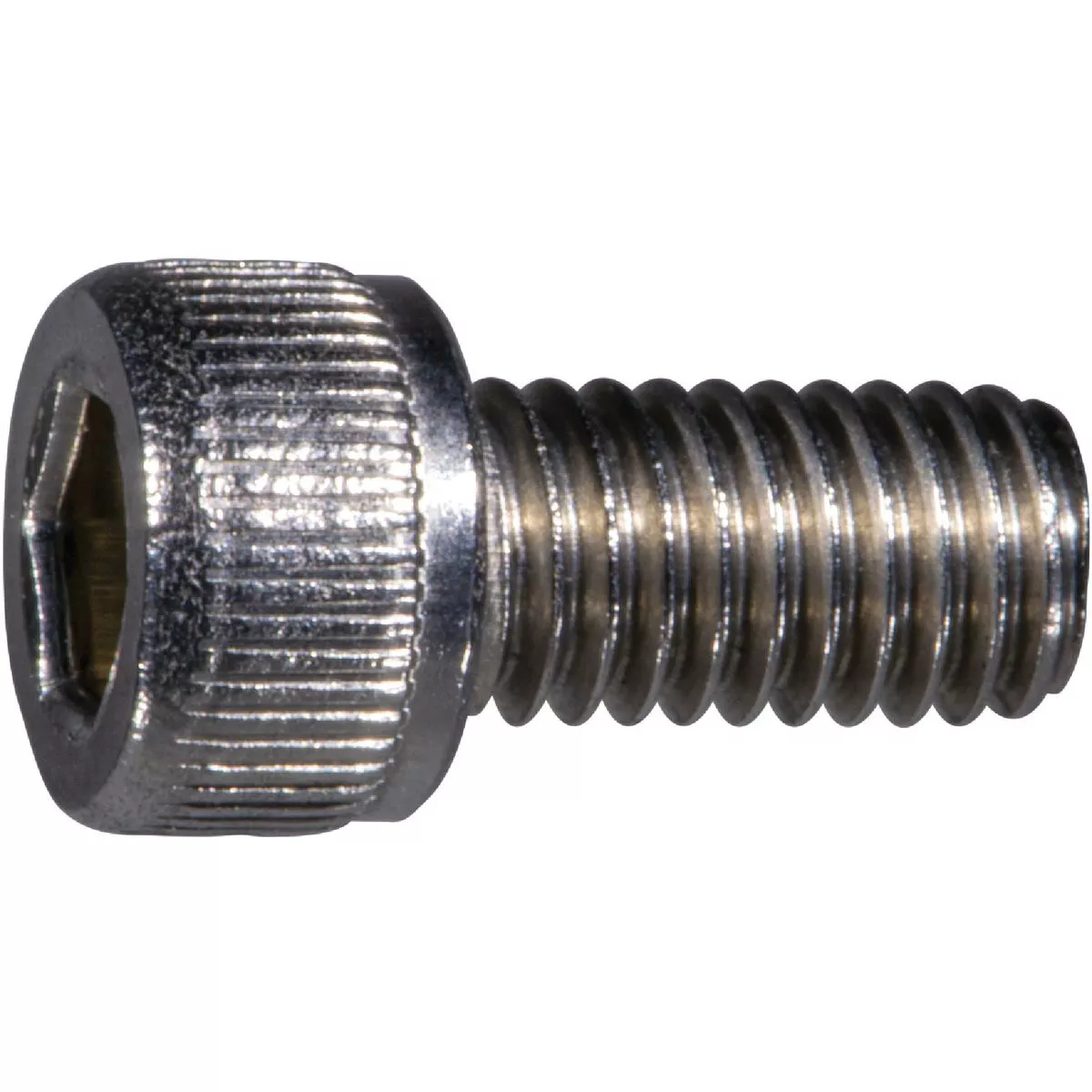 Midwest Fastener #10-32 x3/8 In. Stainless Steel Fine Thread Knurled Head Hex Socket Cap Screw (20 Ct.)