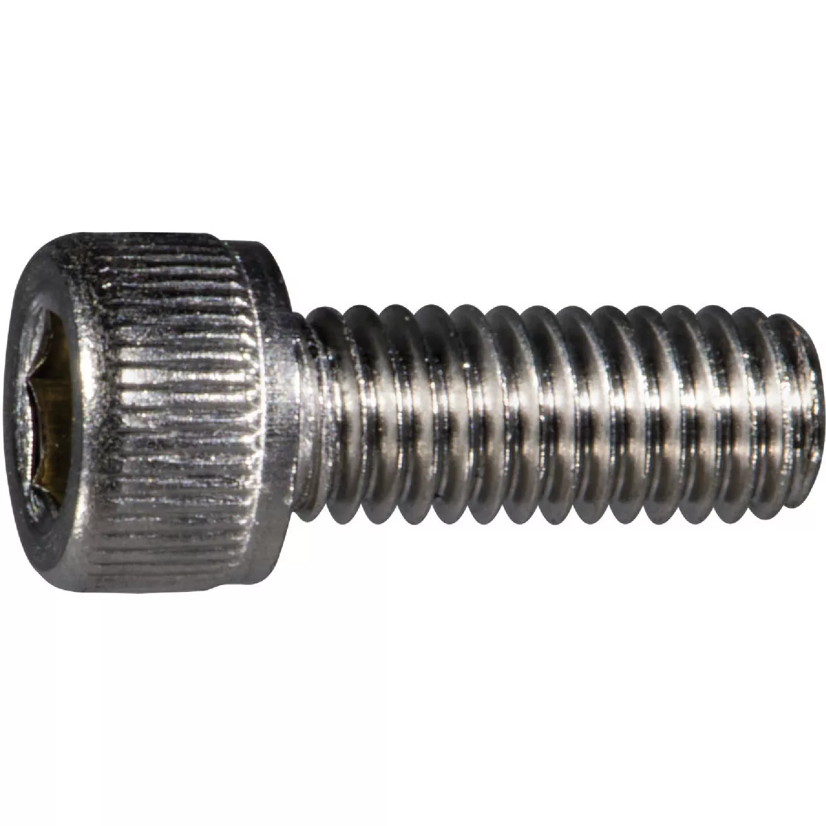 Midwest Fastener #10-32 x1/2 In. Stainless Steel Fine Thread Knurled Head Hex Socket Cap Screw (15 Ct.)