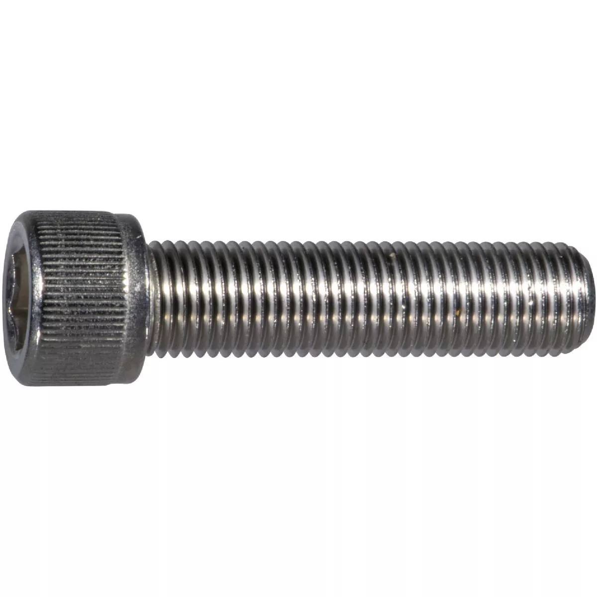 Midwest Fastener 3/8 In.-24 x 1-1/2 In. Stainless Steel Fine Thread Knurled Head Hex Socket Cap Screw (4 Ct.)