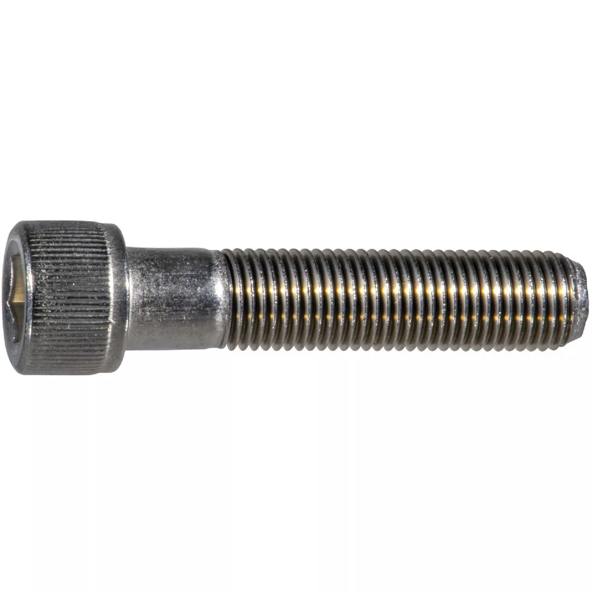 Midwest Fastener 3/8 In.-24 x 1-3/4 In. Stainless Steel Fine Thread Knurled Head Hex Socket Cap Screw (4 Ct.)-