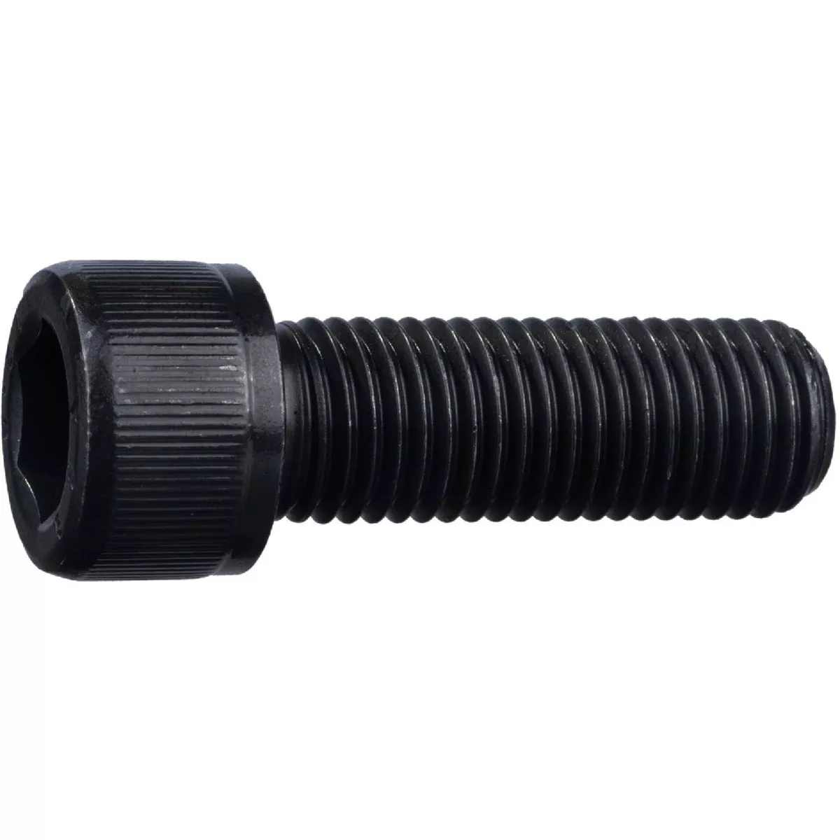 Midwest Fastener 12mm-1.50 x 35mm Black Oxide Class 12.9 Steel Coarse Thread Knurled Head Hex Socket Cap Screws (4 Ct.)