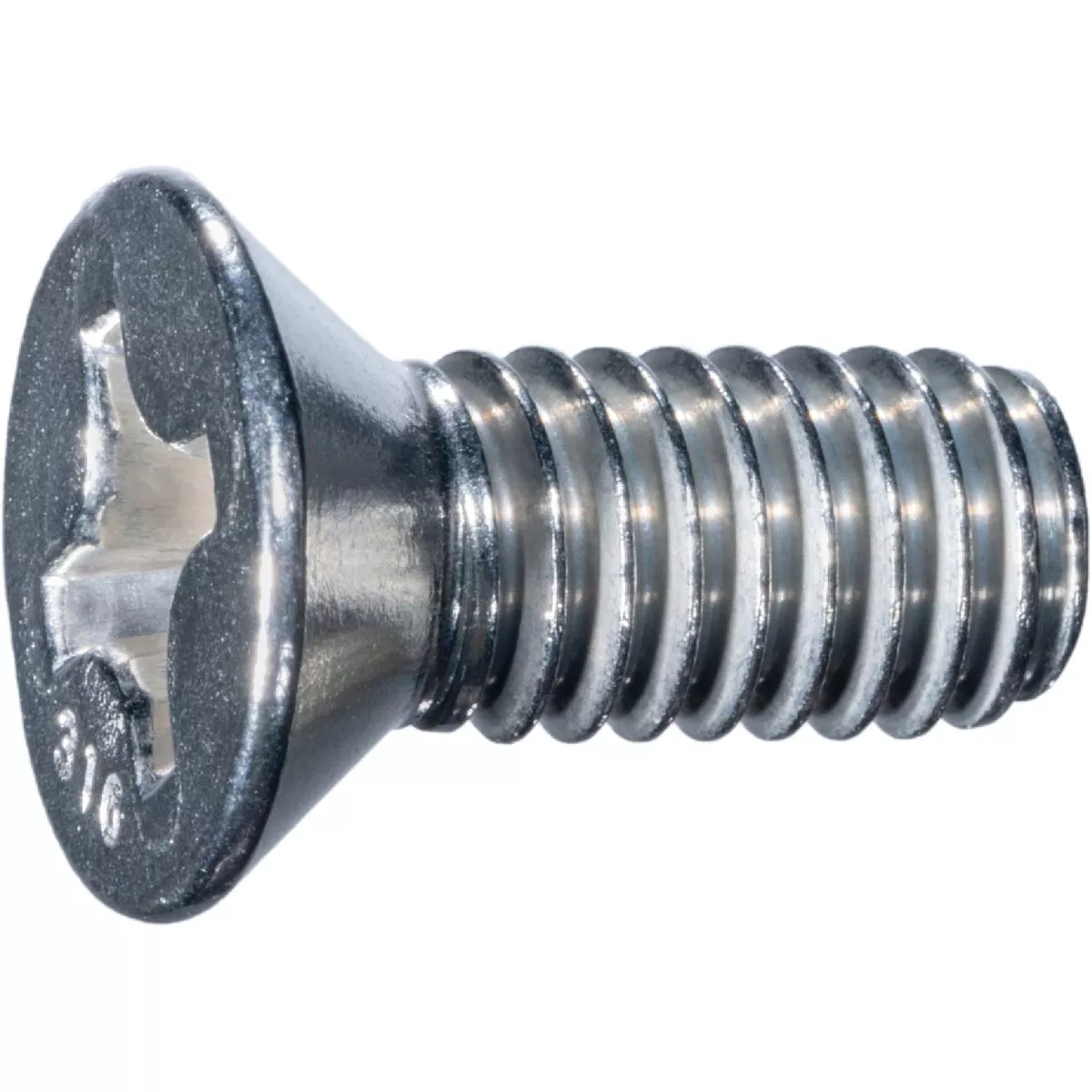 Midwest Fastener 5/16 In.-18 x 3/4 In. 316 Stainless Phillips Flat Machine Screws (8 Ct.)