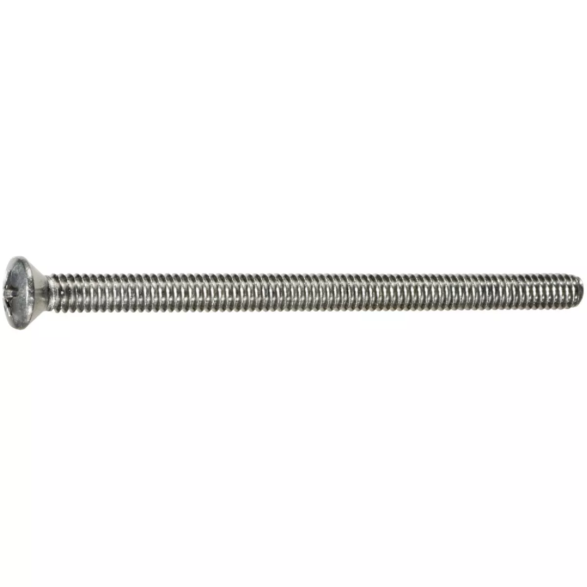 Midwest Fastener 1/4 In.-20 x 4 In. 316 Stainless Phillips Oval Machine Screws (2 Ct.)-