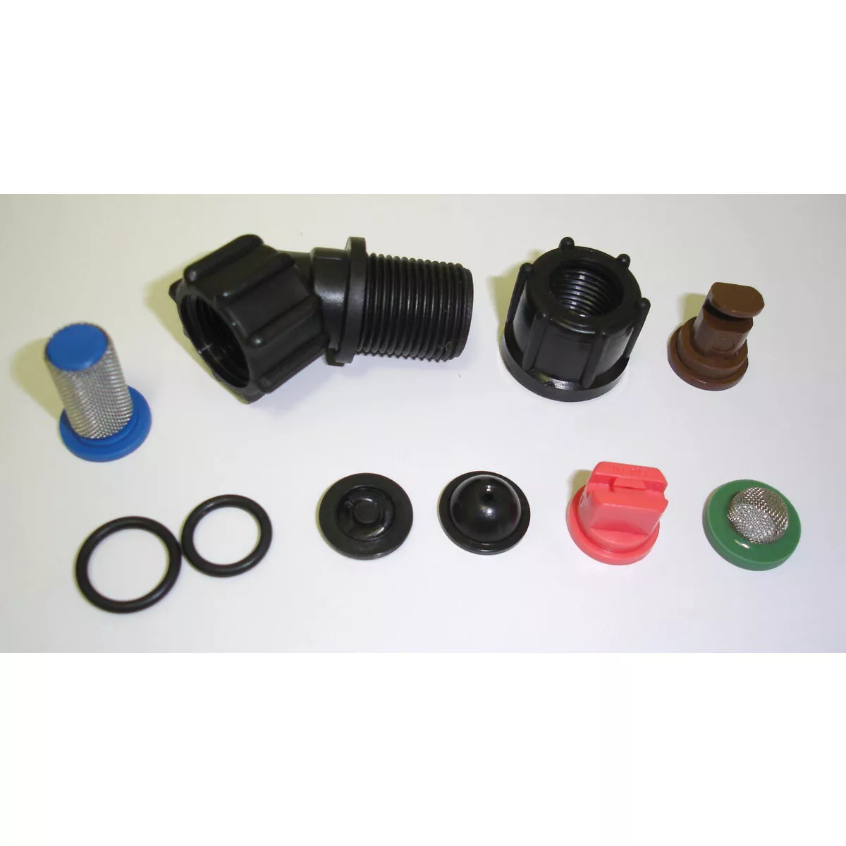 Solo TeeJet Compatible Sprayer Elbow & Nozzle Assortment Kit (10-Piece)