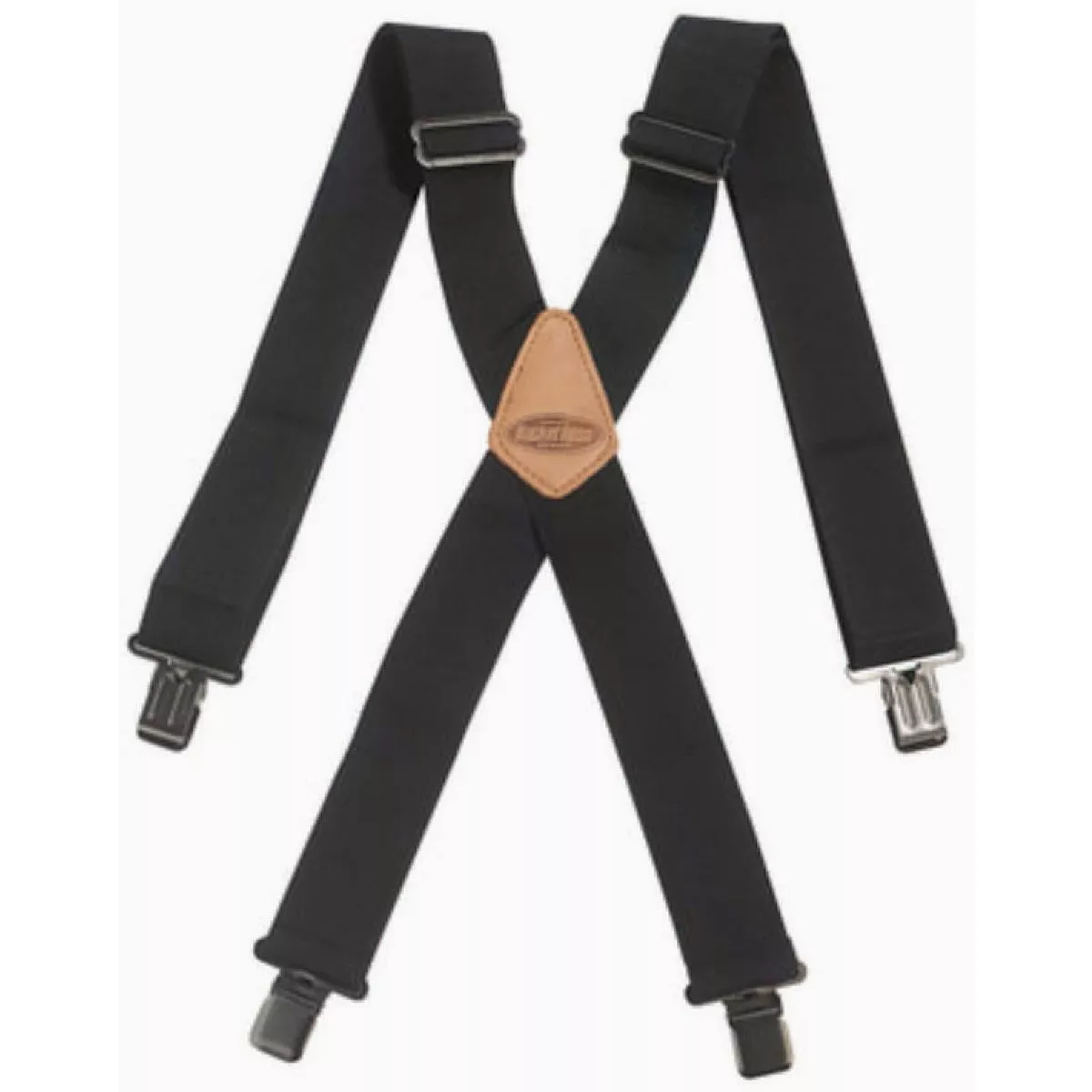 Bucket Boss Black Suspenders