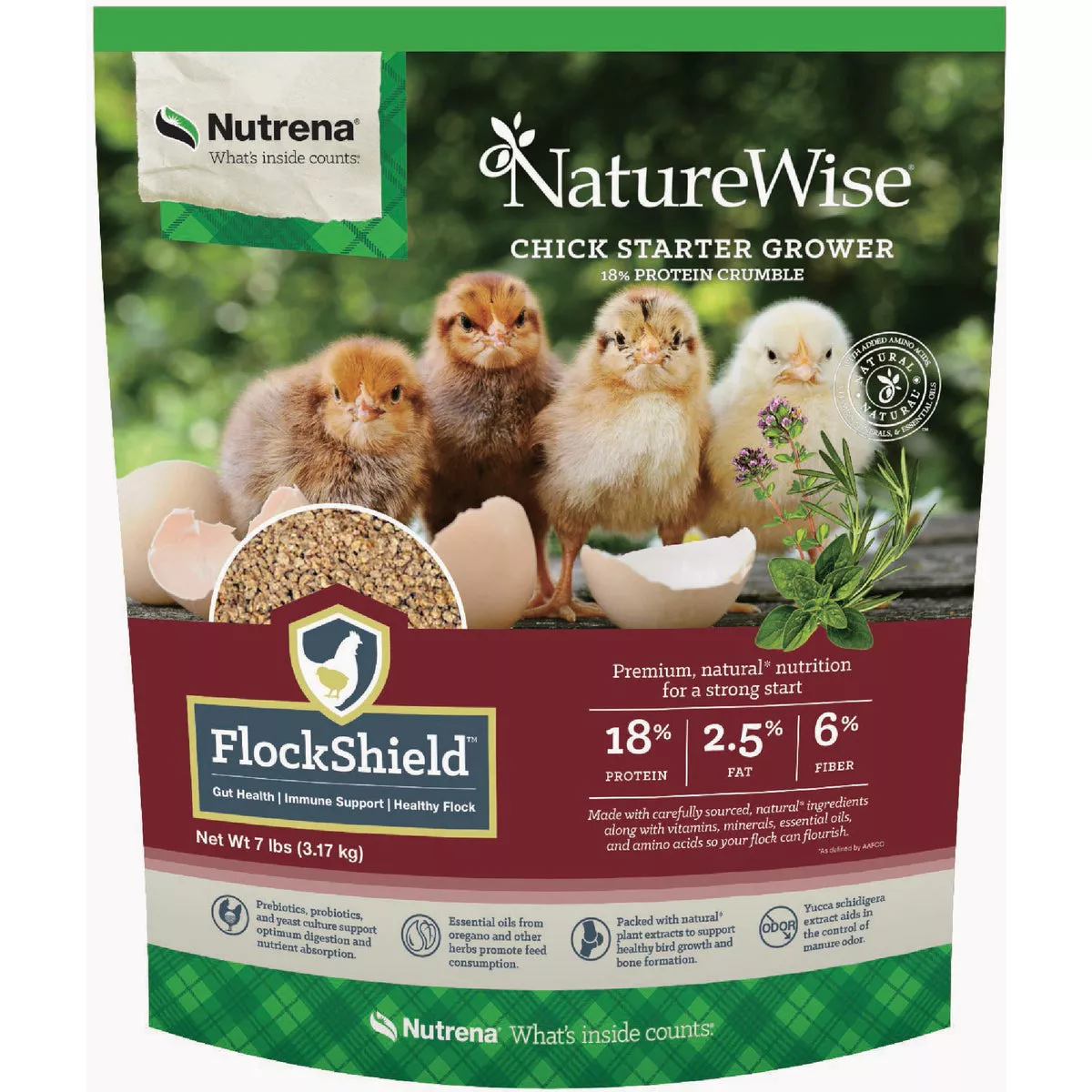 Nutrena NatureWise Chick Starter Grower Feed, 7 Lb. | True Value Hardware