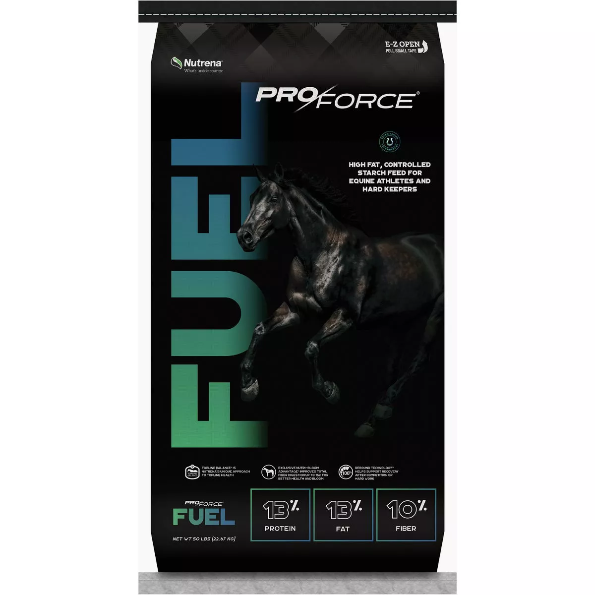 Nutrena ProForce Fuel Horse Feed, 50 Lb.