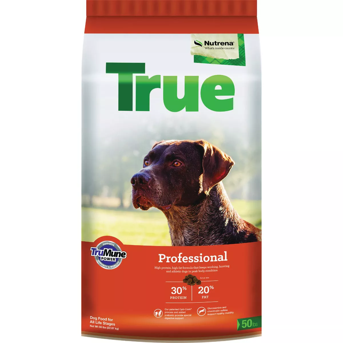 Nutrena True Professional 30/20 Dry Dog Food, 50 Lb.