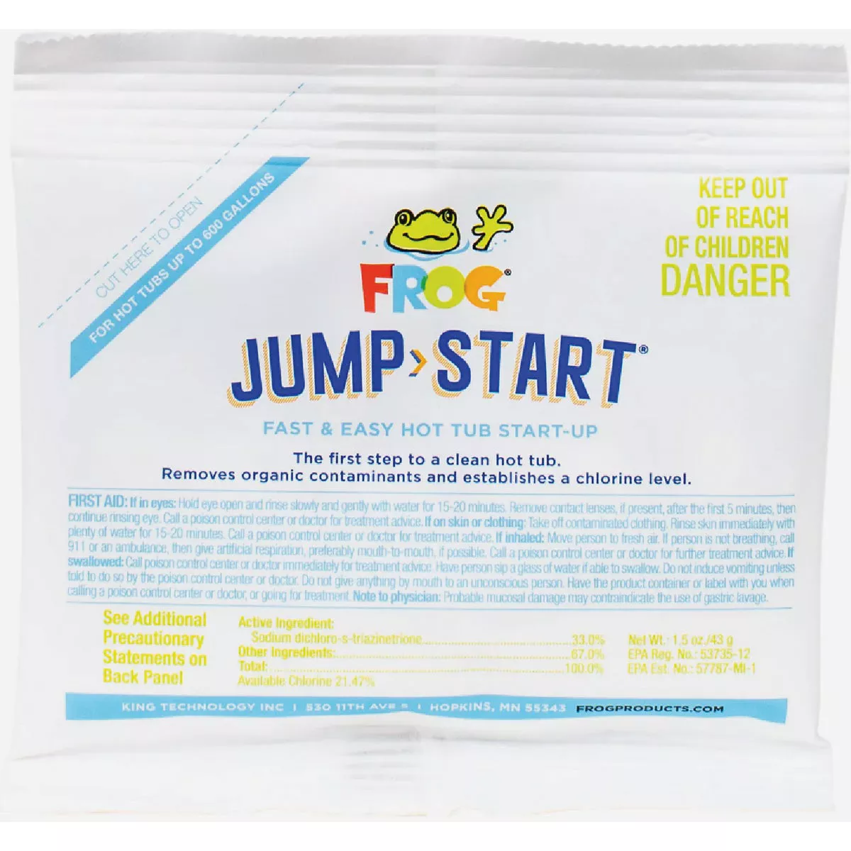 Frog 1.05 Oz. Frog Spa Jump Start