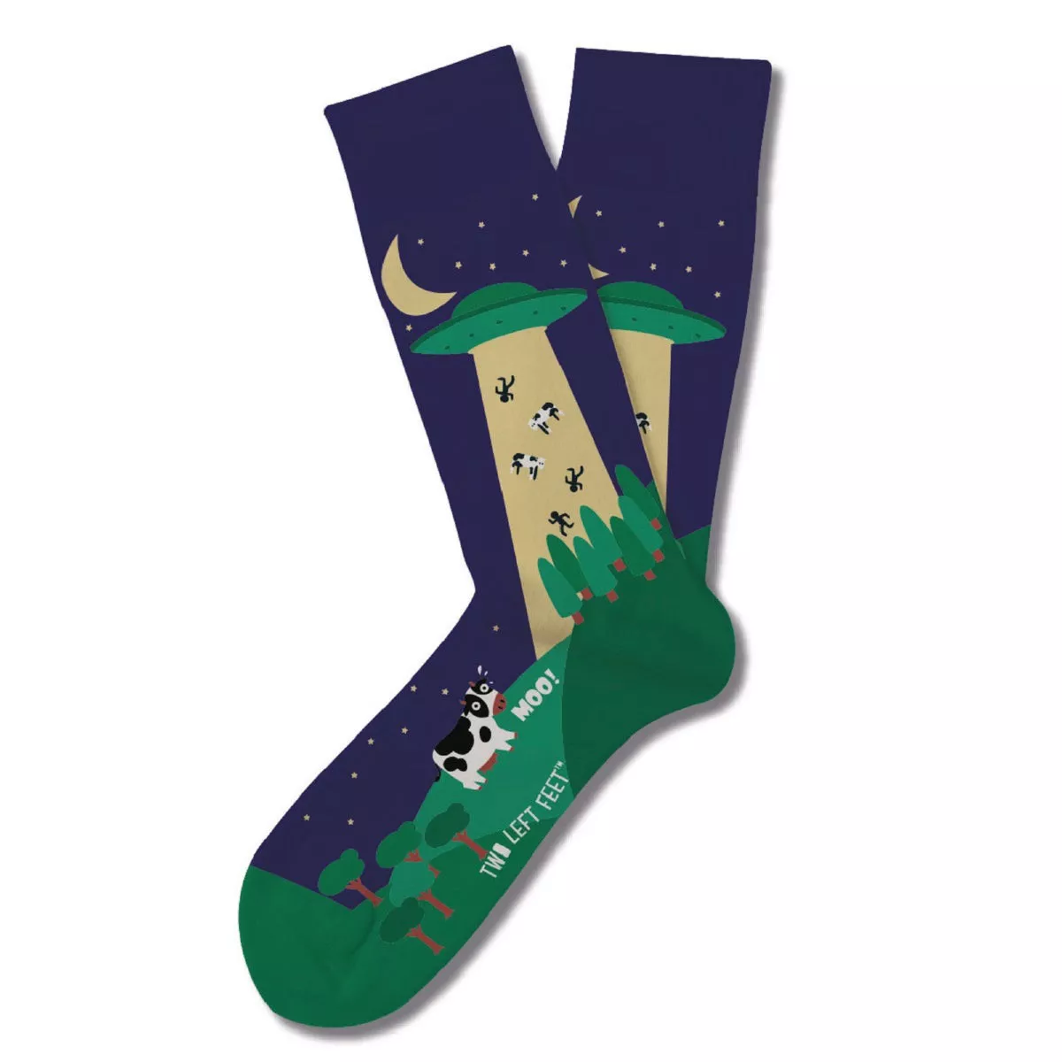 Two Left Feet Small Moo.F.O Socks