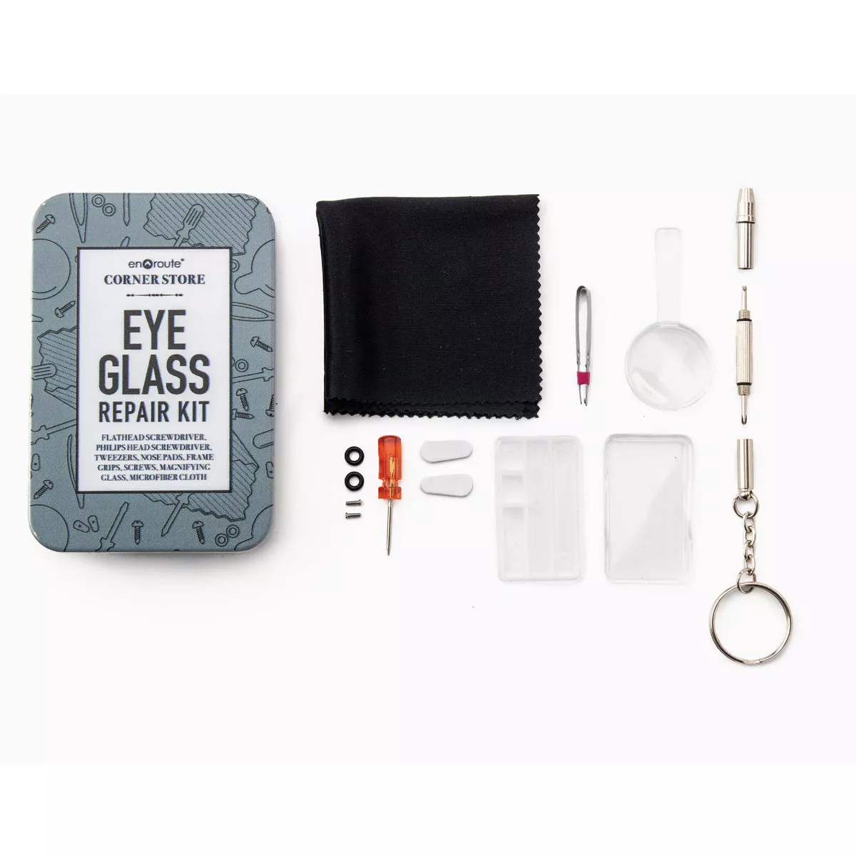 En Route Corner Store Eyeglass Repair Kit (12-Piece)