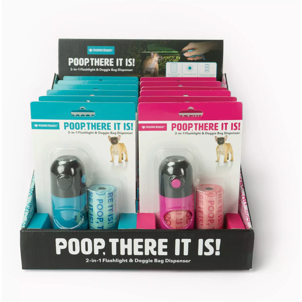 Modern Monkey Flashlight & Poop Bag