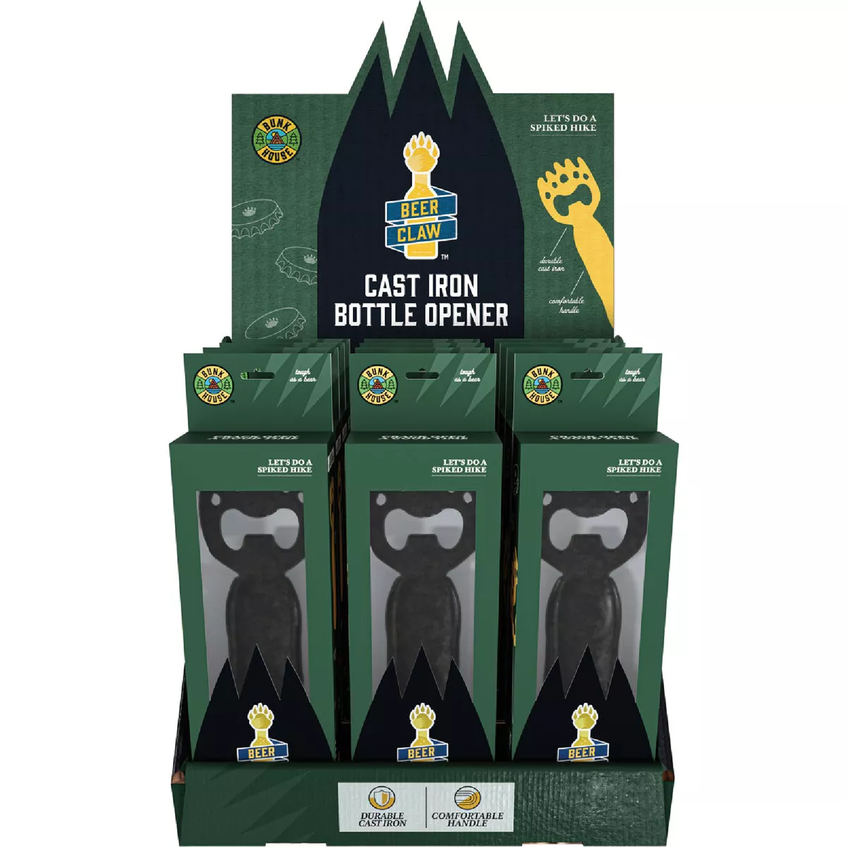 Bunkhouse Beer Claw Cast Iron Bottle Opener