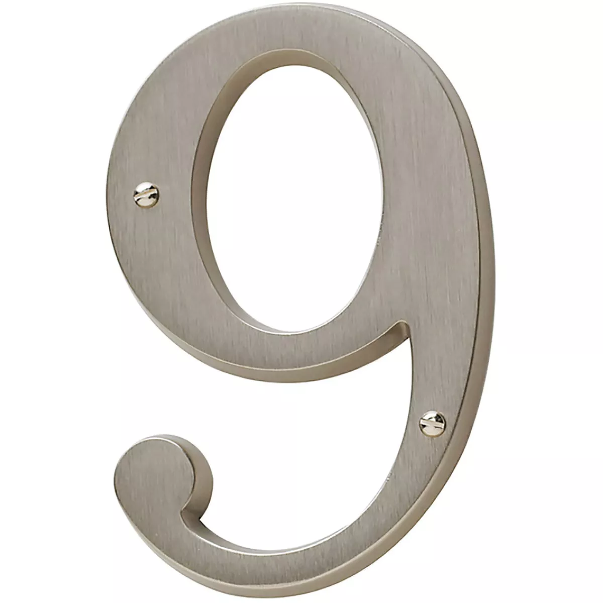 Baldwin Estate Series House Number, 9 - Satin Nickel