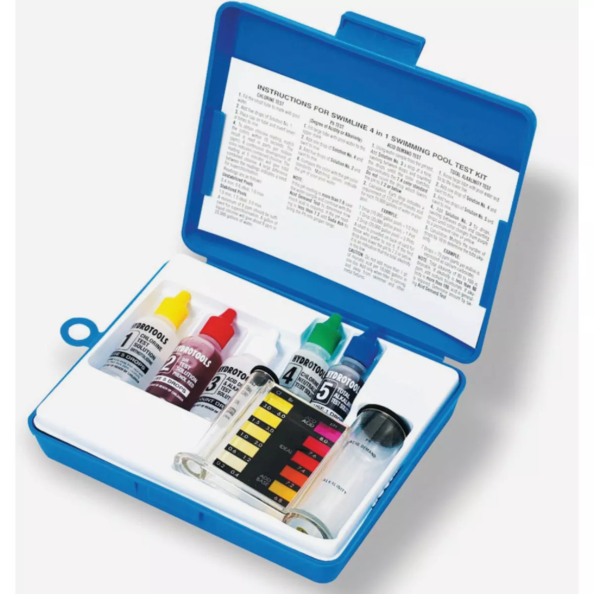 Hyrdotools 4-In-1 Swimming Pool Test Kit