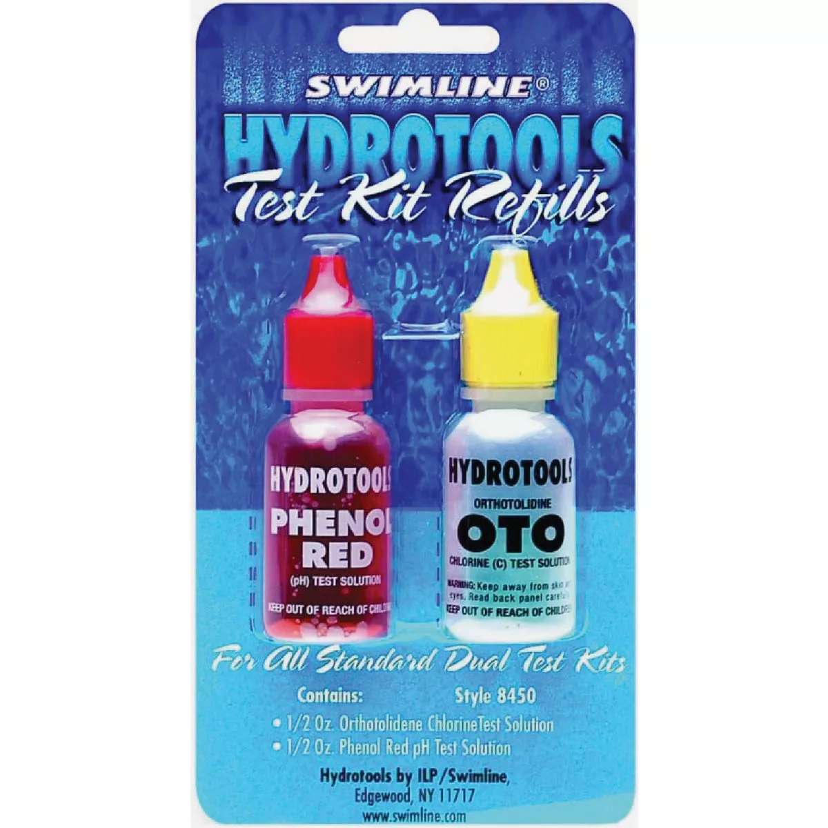Hydrotools OTO Chlorine Test and Phenol Red Solutions