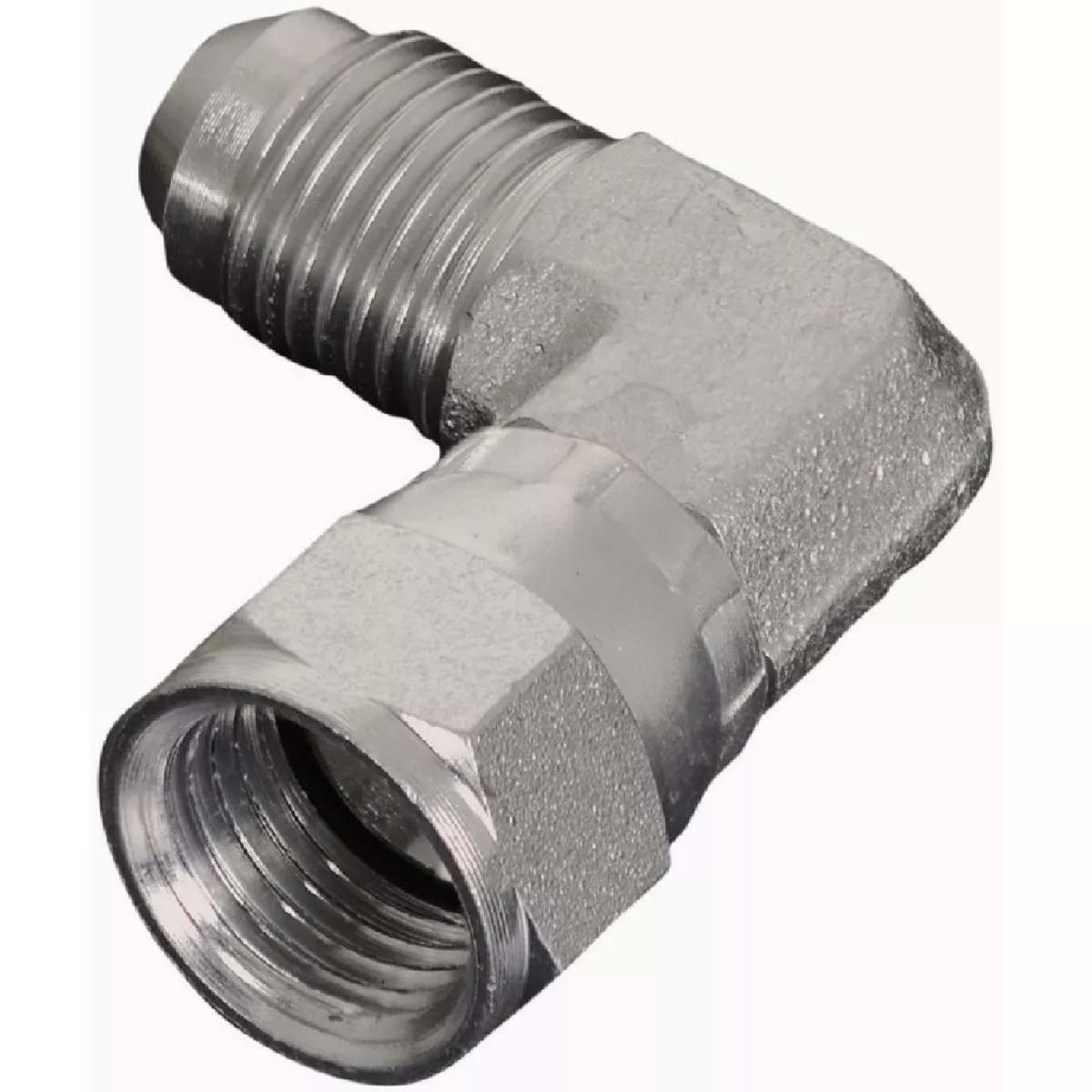 Apache 3/8 In. Male JIC x 3/8 In. Female JIC 90 Deg Adapter