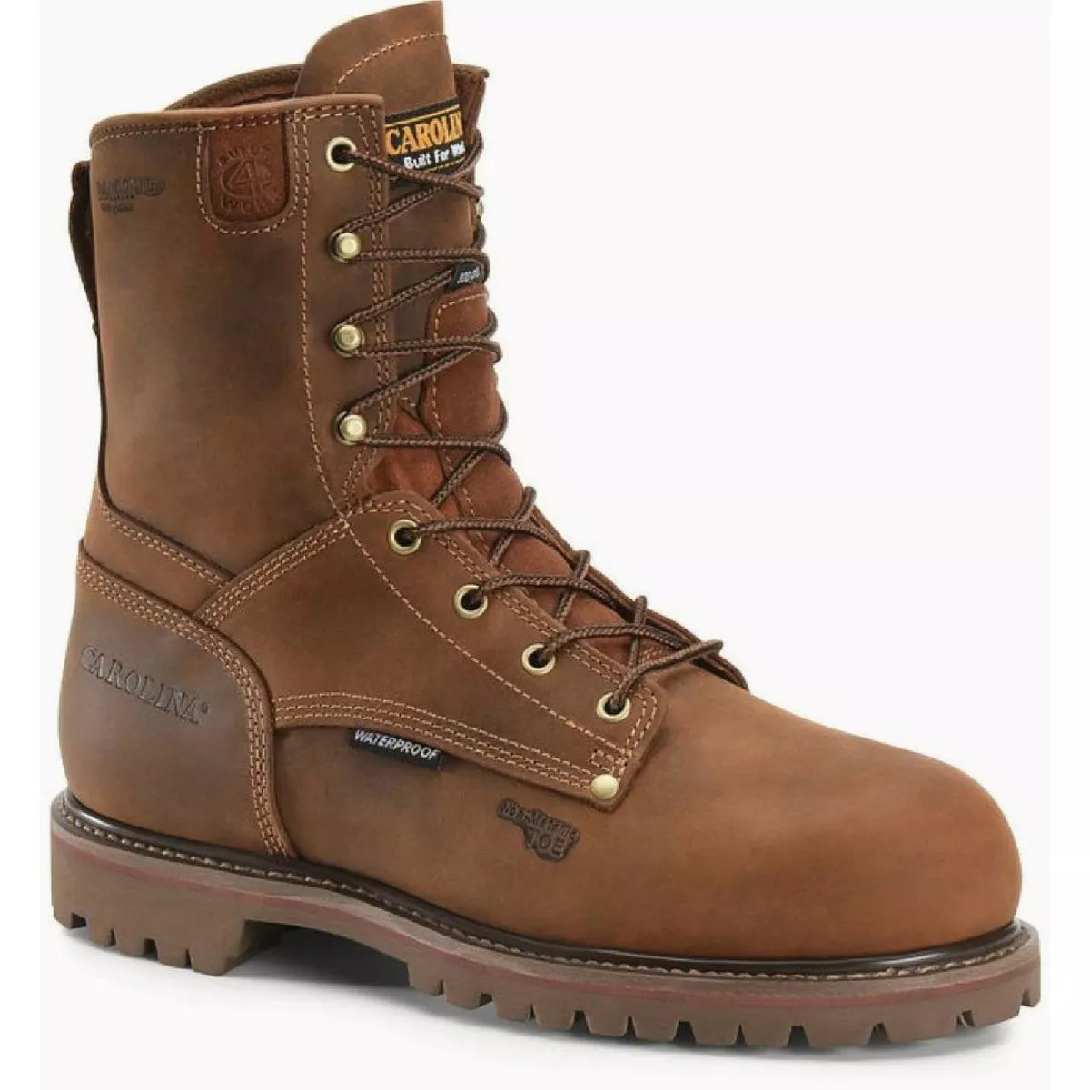 Carolina 28 Series Men's 13/3E Brown 8 In. Waterproof Insulated Work Boot