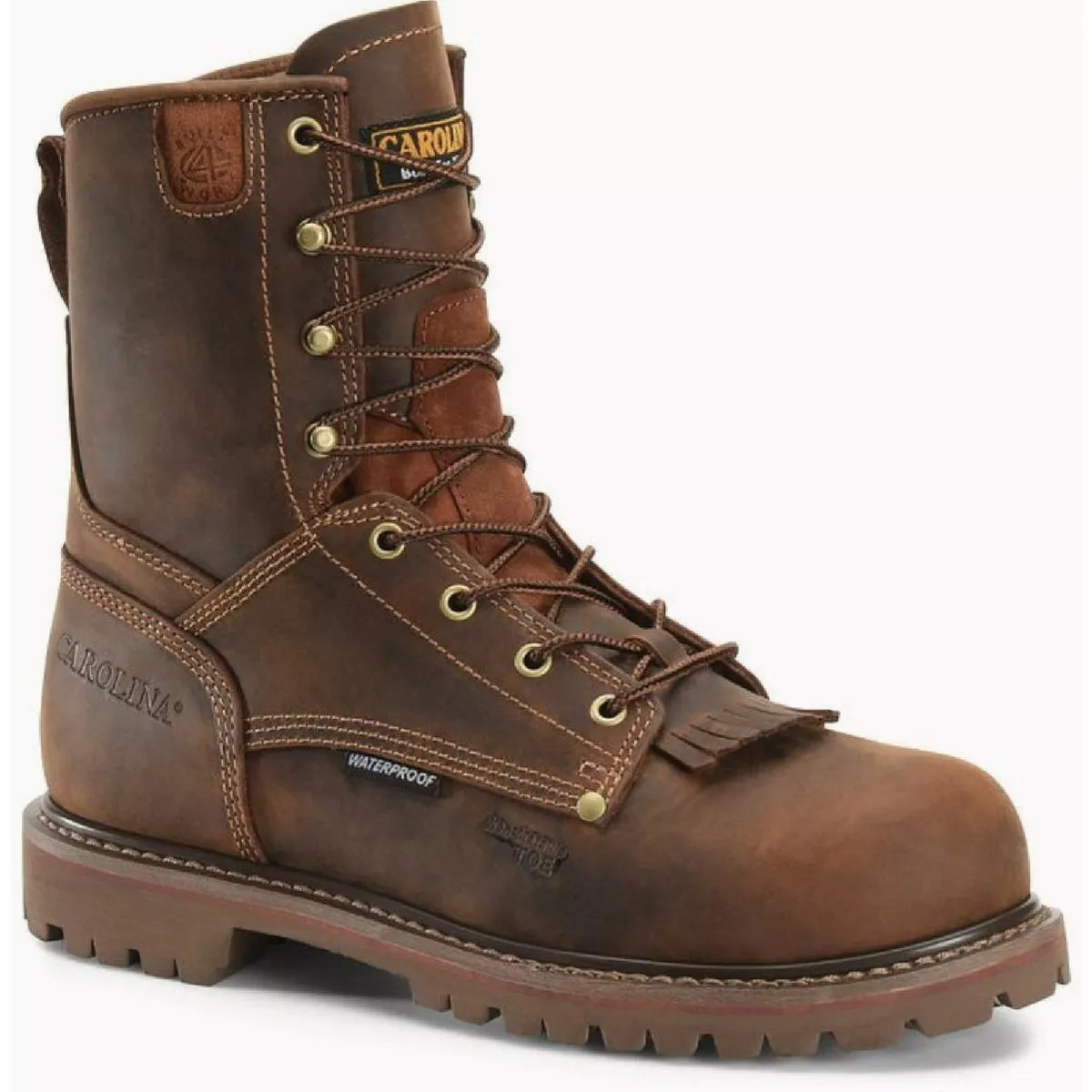 Carolina 28 Series Men's 8D Brown 8 In. Waterproof Work Boots - photo 3