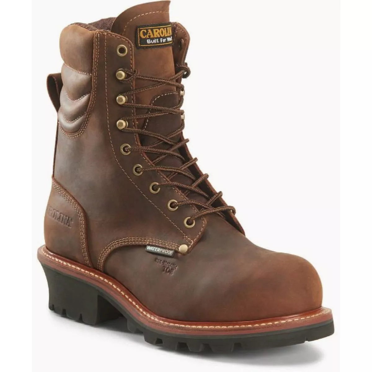 Carolina Hemlock Men's 9.5D Composite Toe 9 In. Logger Work Boot