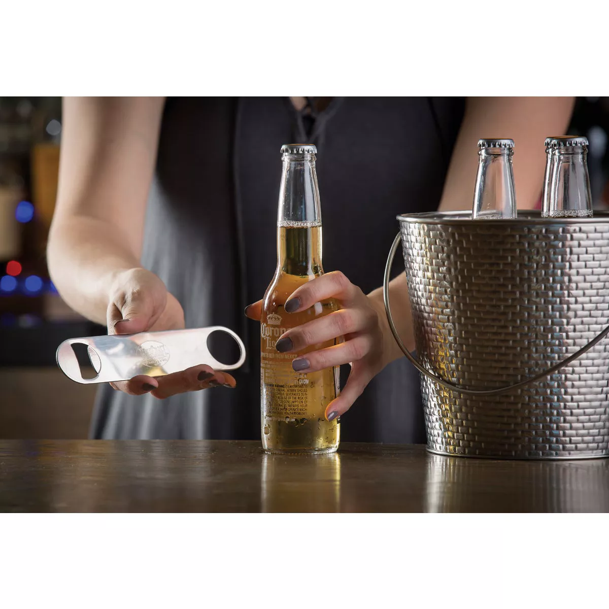 TableCraft Bartender's Friend Stainless Steel Flat Bottle Opener - photo 2