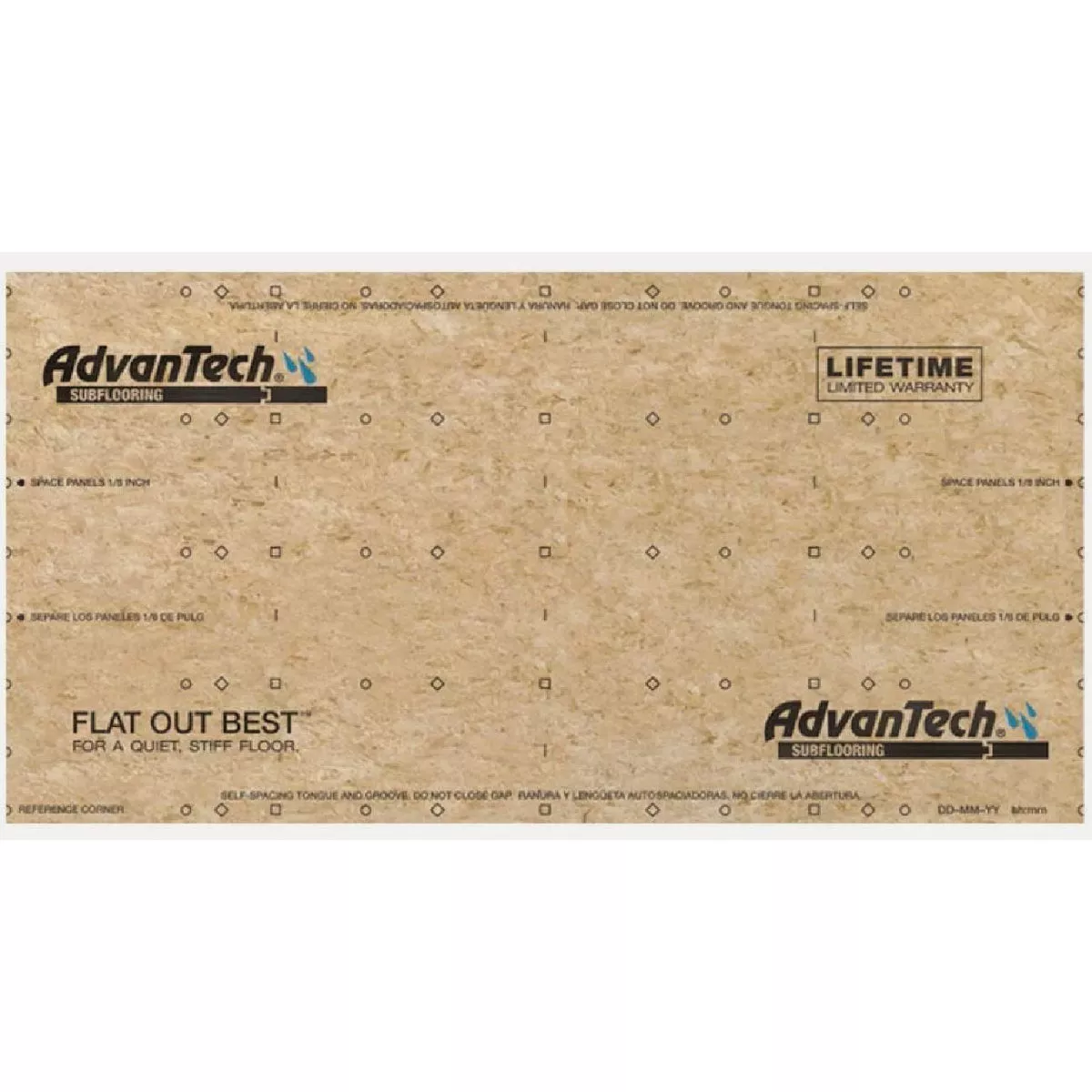AdvanTech 23/32 In. x 4 Ft. x 8 Ft. Sanded Tongue & Groove OSB Subflooring