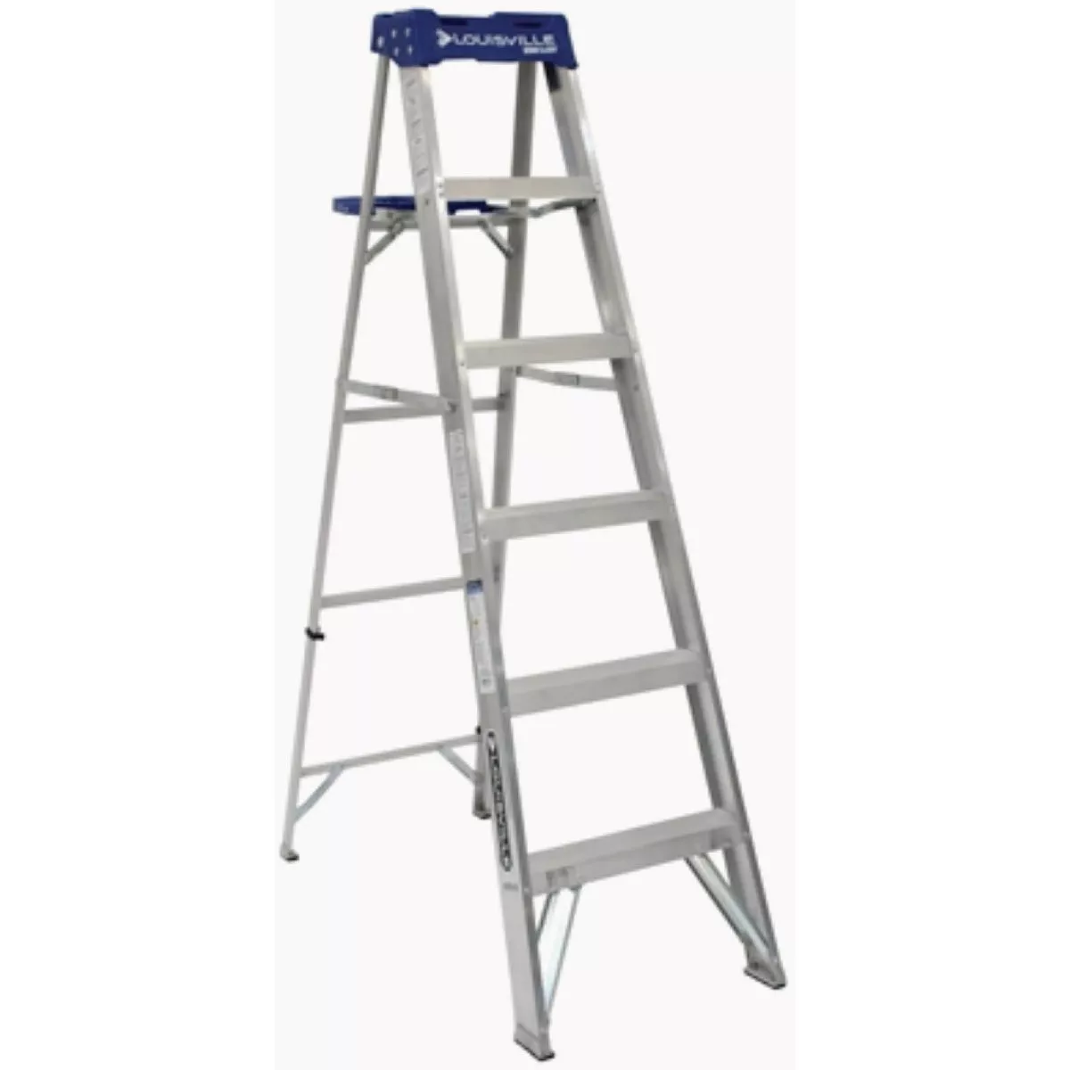 Louisville Ladder 6' Aluminum Step Ladder, Type I, 250 Lb.