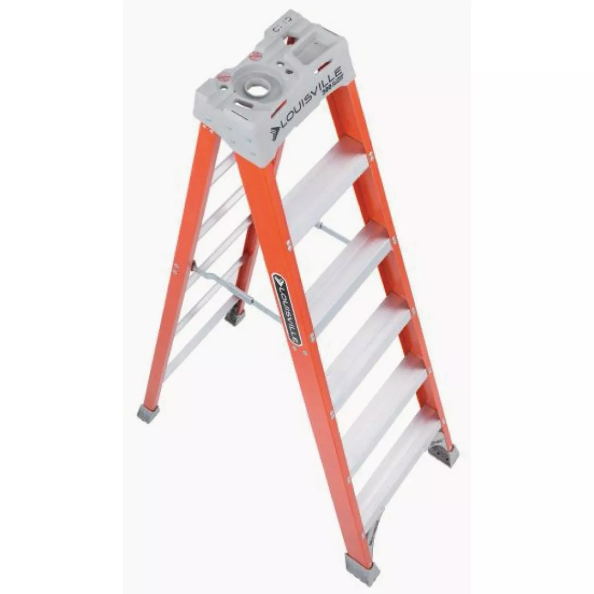 Louisville Ladder 8' Fiberglass Step Ladder, Type IA, 300 Lb. Rated, w/Boot