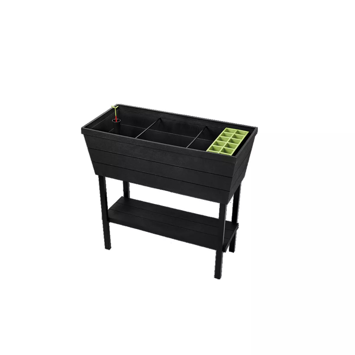 Keter Urban Bloomer 12.8 Gal. Raised Garden Bed, Graphite
