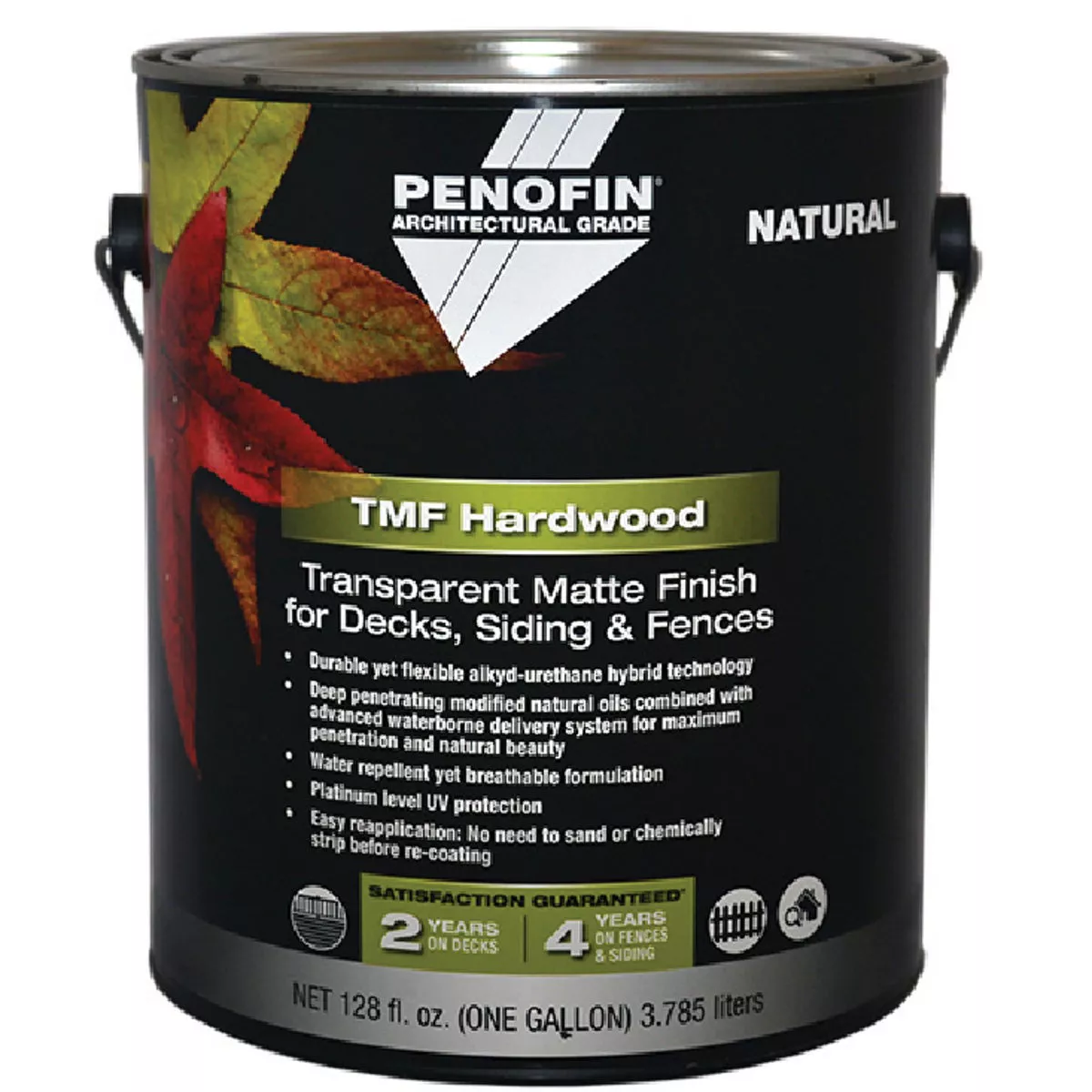 Penofin Architectural Hardwood Matte TMF Natural Matte Exterior Finish & Preservative, 1 Gal., 328-273