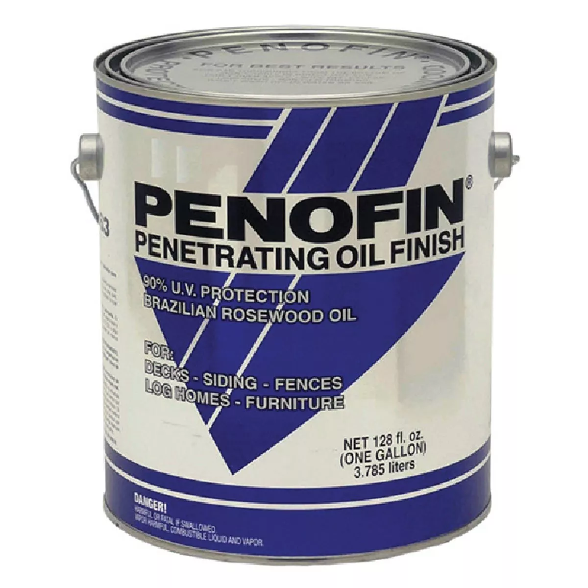 Penofin Blue Label (Two Coat) Chestnut Exterior Stain, 1 Gal., 328-518