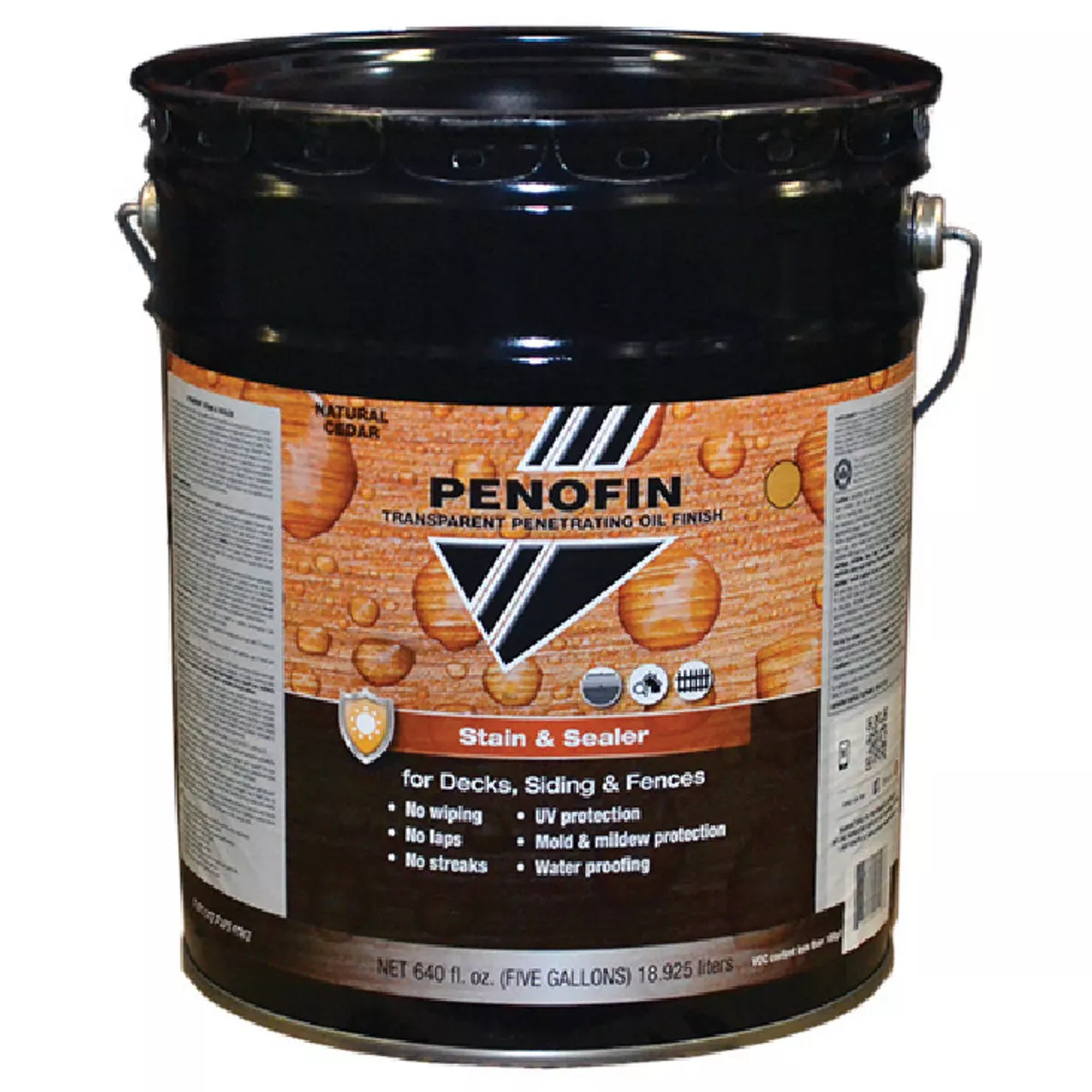 Penofin Redwood Exterior Stain & Sealer, 5 Gal., 330-412