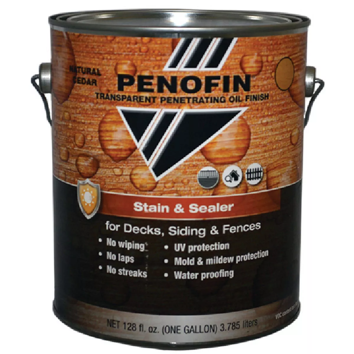 Penofin Redwood Exterior Stain & Sealer, 1 Gal., 330-402