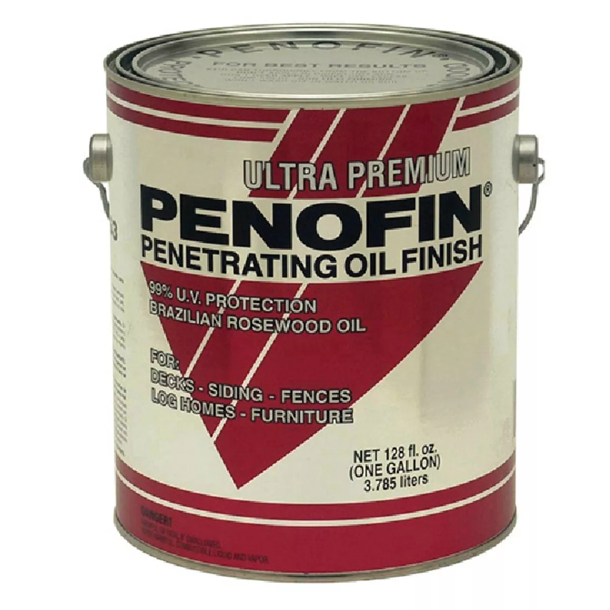 Penofin Red Label Ult Prem (Two Coat) Mission Brown Deck Stain, 1 Gal., 329-391