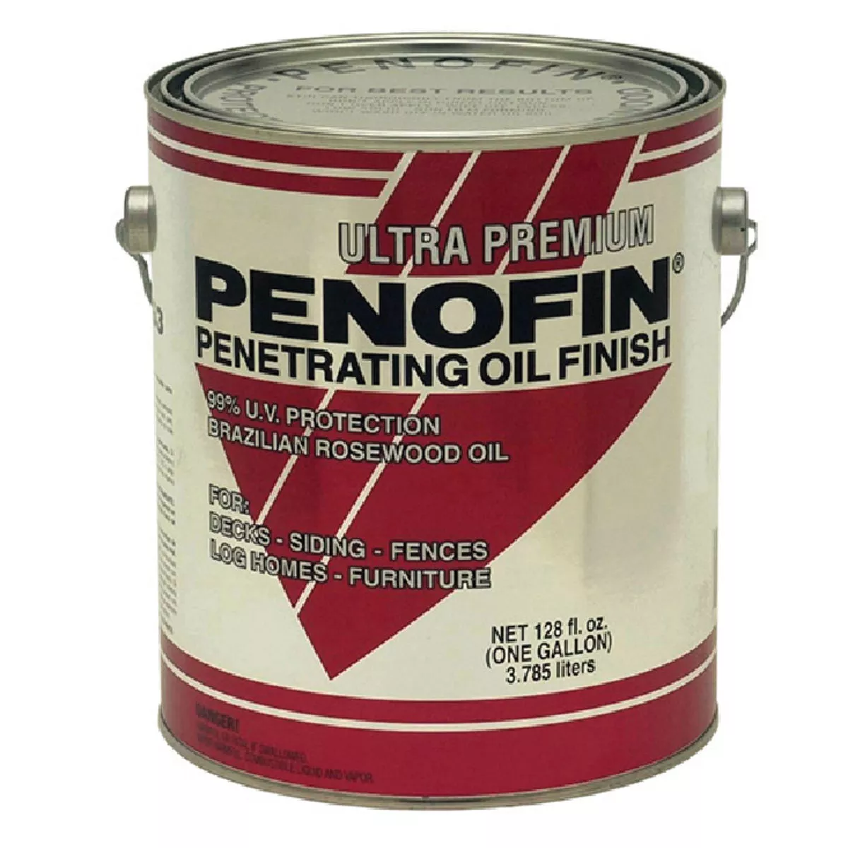 Penofin Red Label Ult Prem (Two Coat) Chestnut Deck Stain, 1 Gal., 329-318