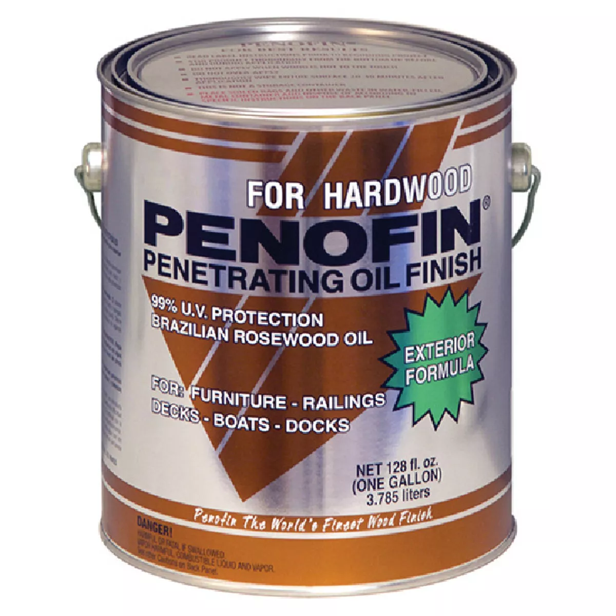 Penofin Hardwood Tigerwood Exterior Stain, 1 Gal., 328-330