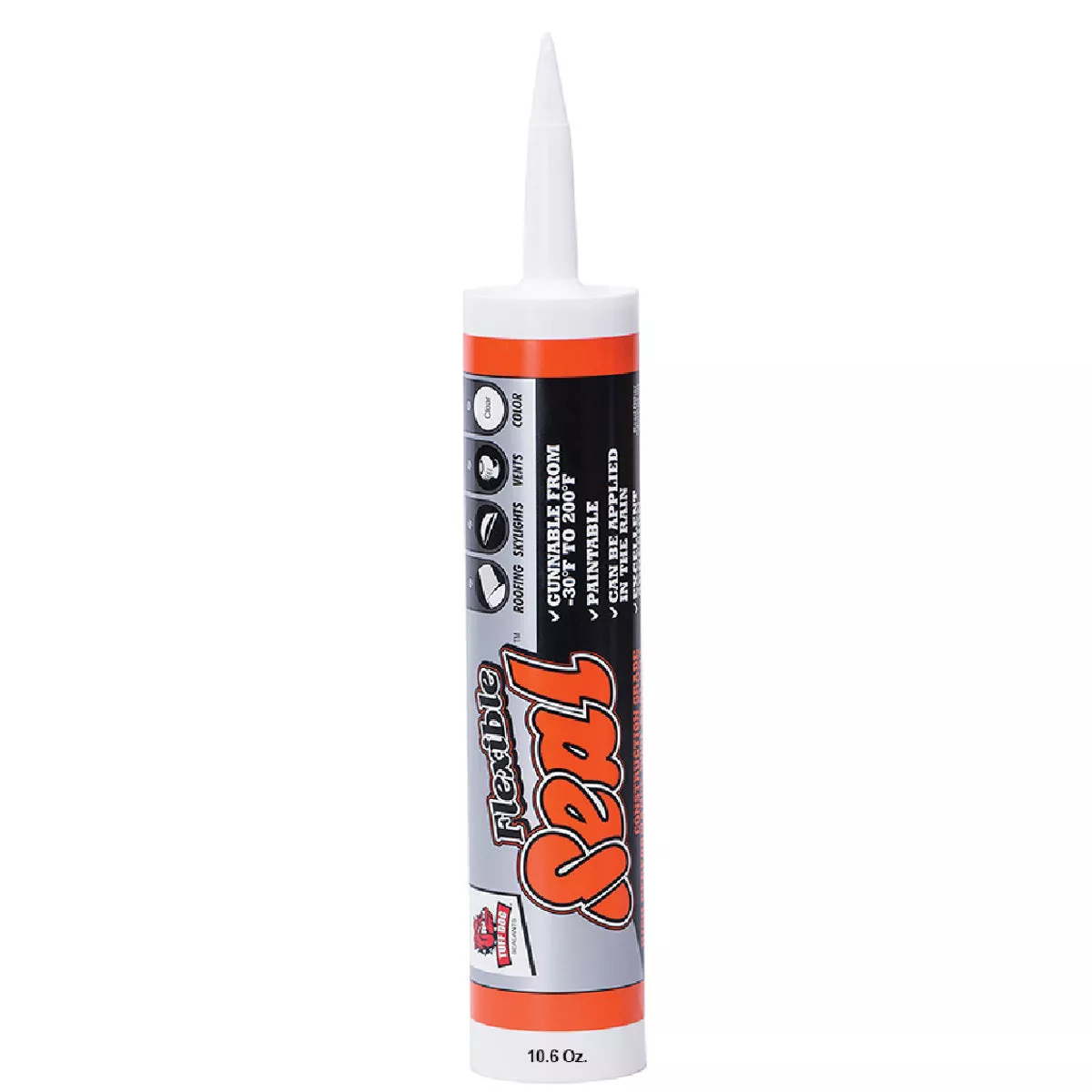 Flexible Seal 10.6 Oz. White Roof Cement & Patching Sealant, 152-025