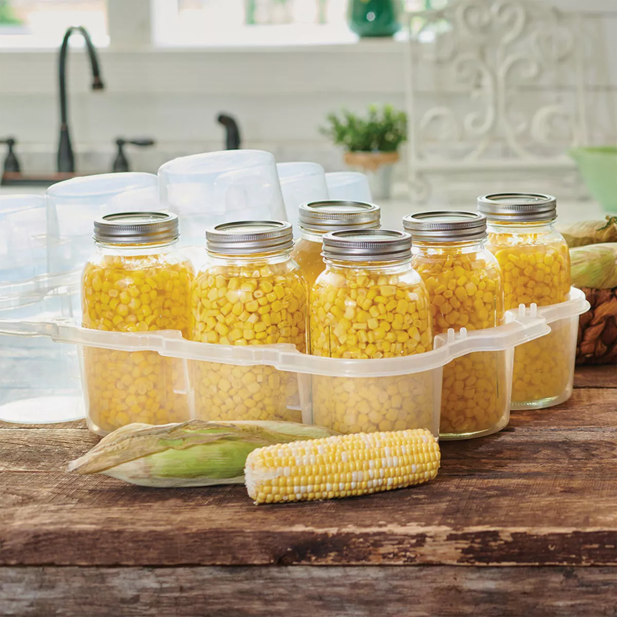 Roots & Harvest 1 Qt. Regular Mouth Canning Jar (12-Pack) - photo 2