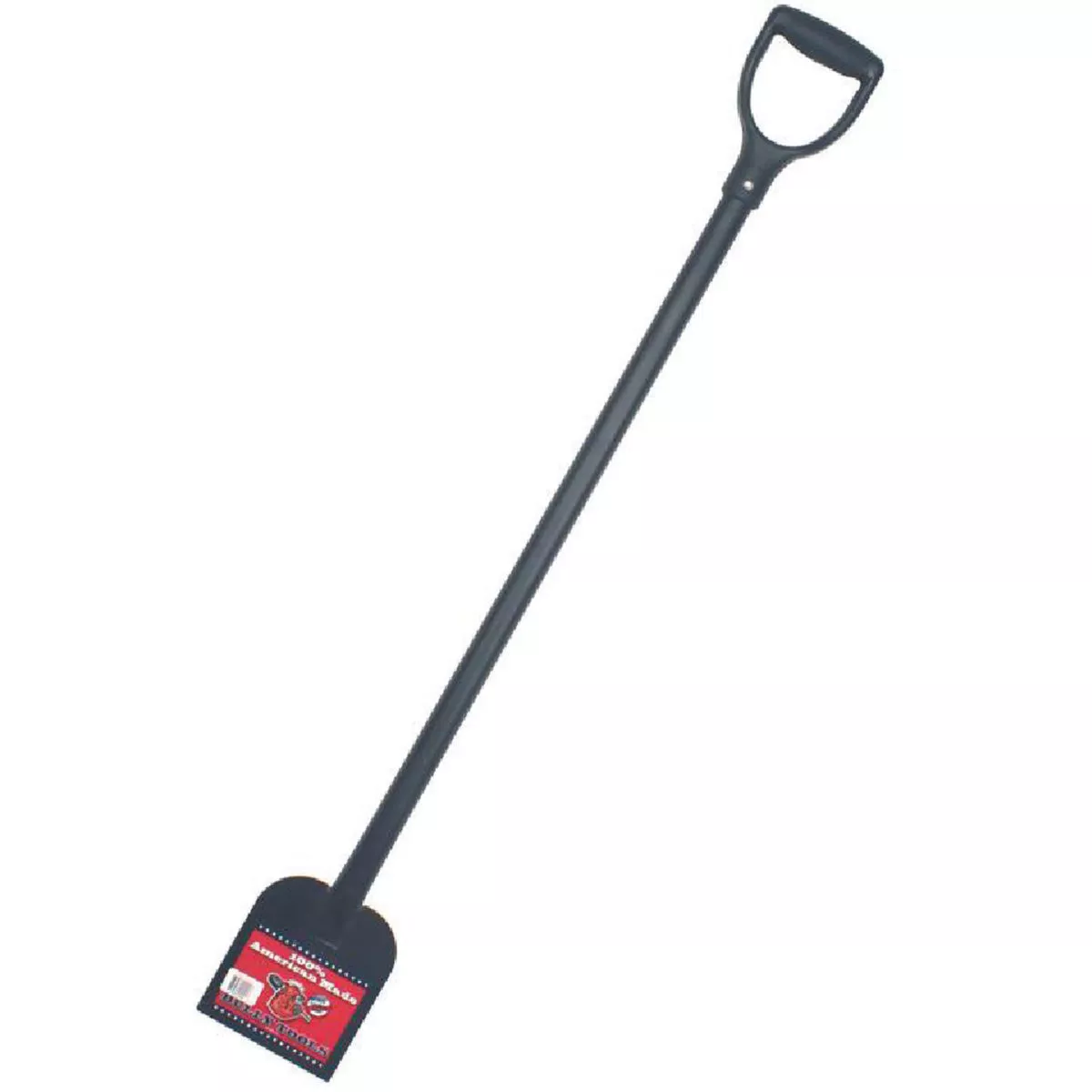 Bully Tools 6 In. Steel Blade 38.75 Steel Handle Ice Chopper Sidewalk Scraper with D-Grip, 58" Total L.