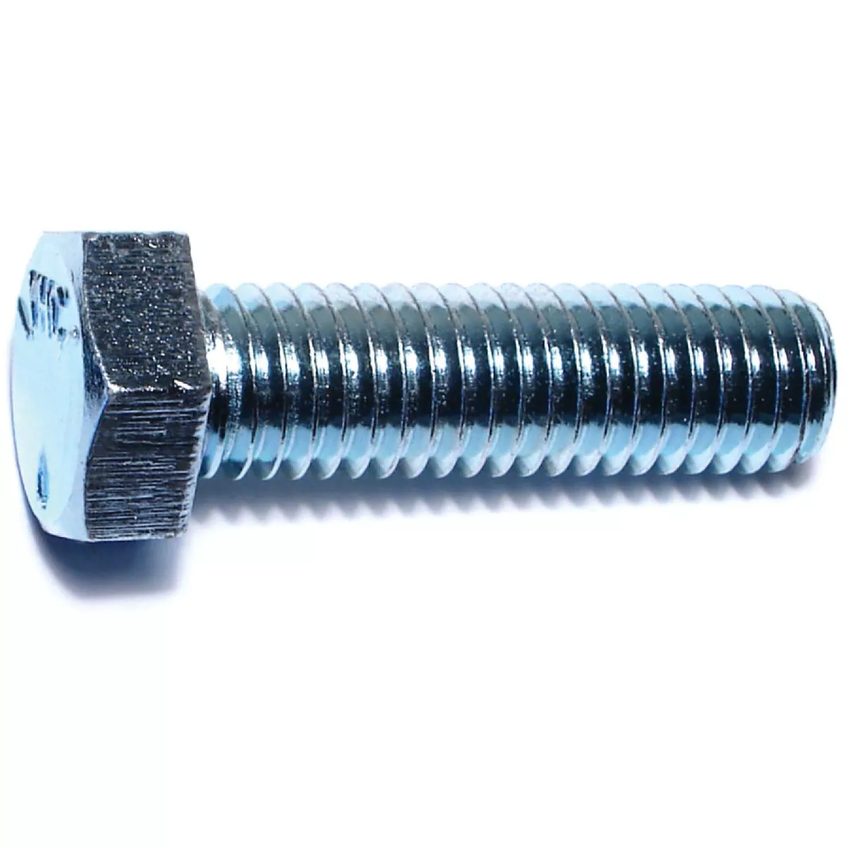 Midwest Fastener 7/16 In.-14 x 4 In. Green Rinsed Zinc Plated Grade 5 Steel Coarse Thread Hex Cap Screws (57 Ct.)