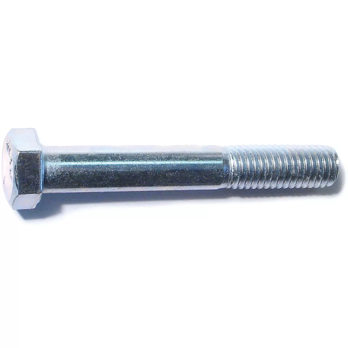 Midwest Fastener 7/16 In.-14 x 6 In. Green Rinsed Zinc Plated Grade 5 Steel Coarse Thread Hex Cap Screws (40 Ct.)